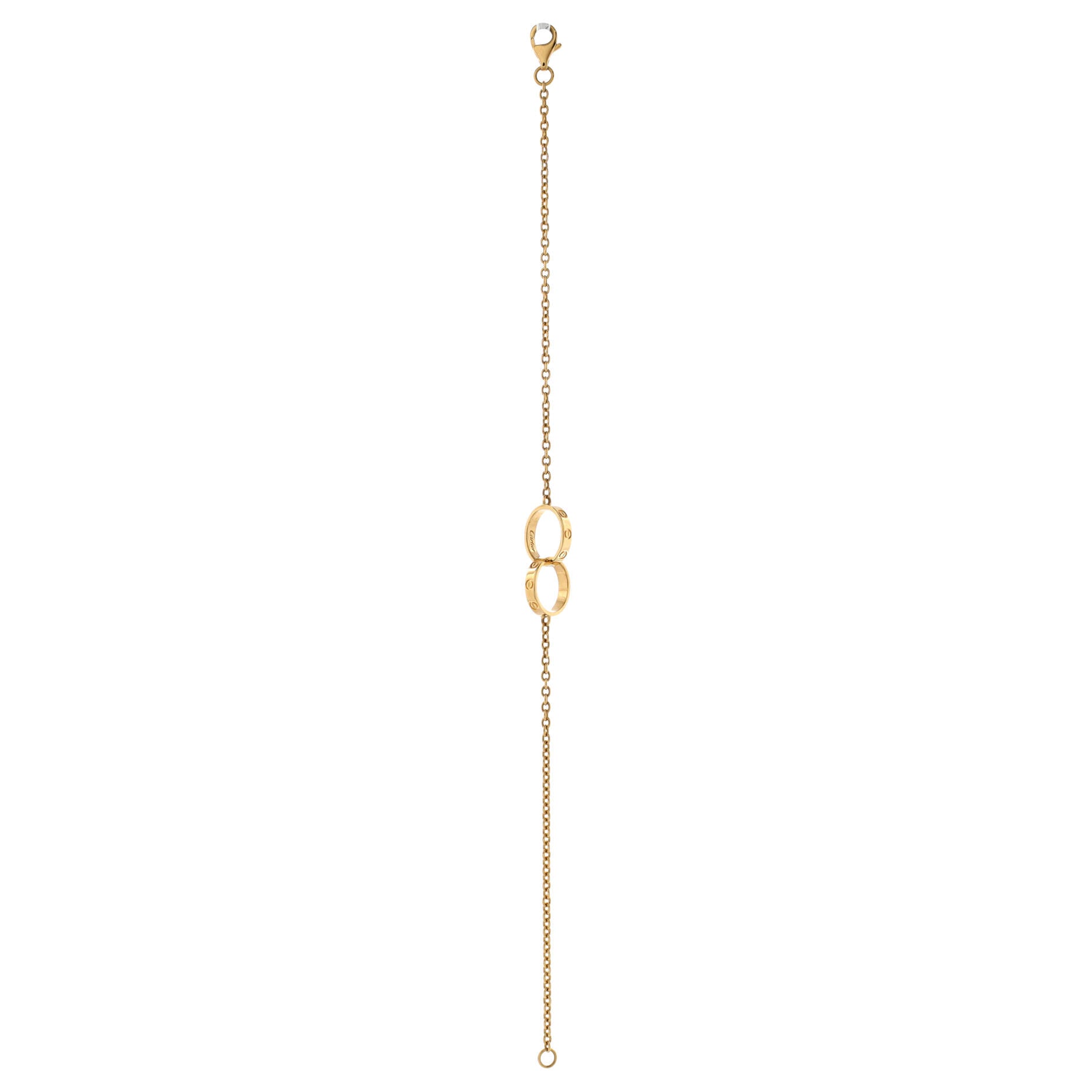 Love Interlocking Bracelet 18K Yellow Gold
