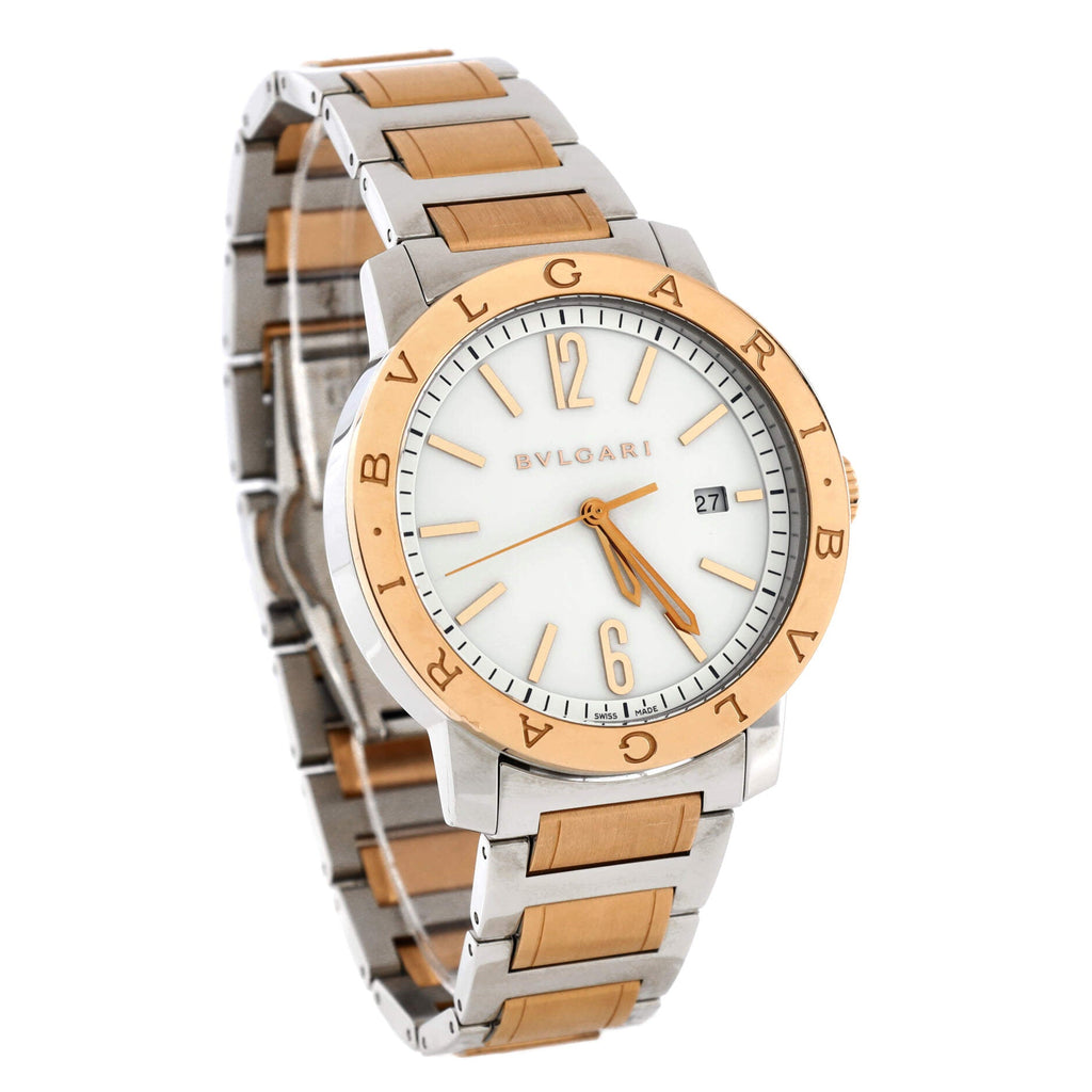 Bvlgari Bvlgari Automatic Watch Stainless Steel with Rose Gold 41