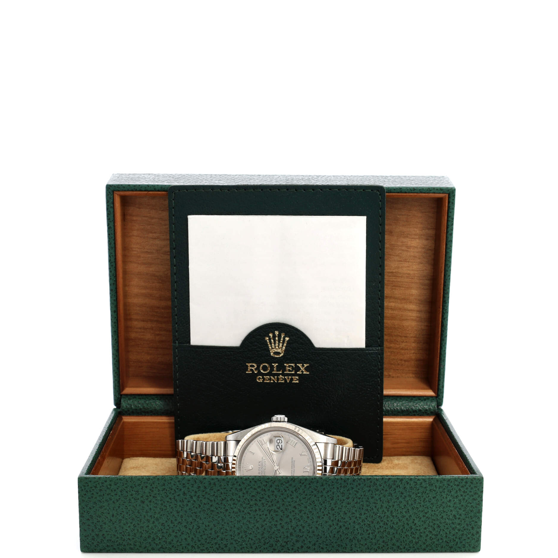 Oyster Perpetual Datejust Automatic Watch Stainless Steel and White Gold 36