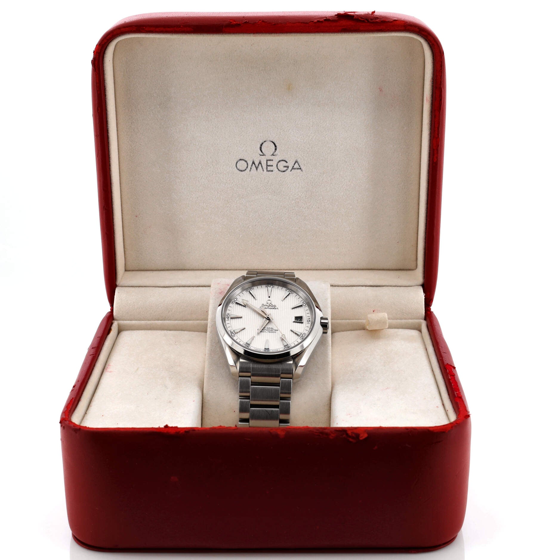 Seamaster Aqua Terra 150M Co-Axial Chronometer Automatic Watch Stainless Steel 42