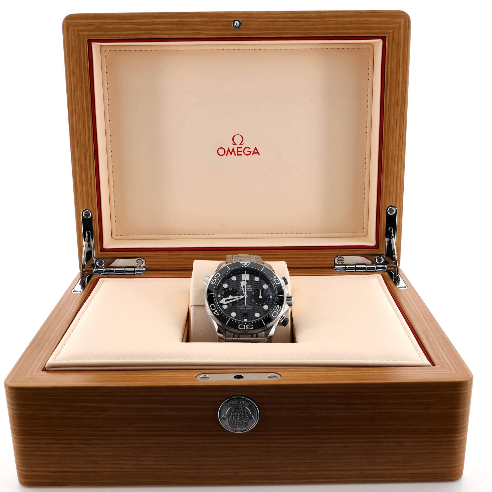 Seamaster Professional Diver 300M Co-Axial Master Chronometer Chronograph Automatic Watch Stainless Steel 44