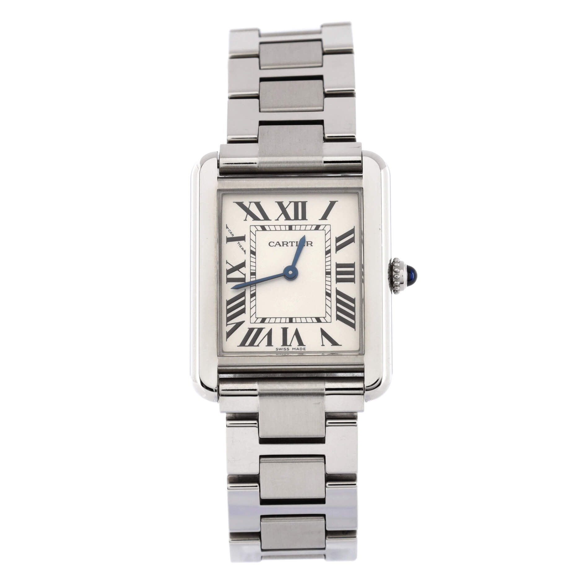 Tank Solo Quartz Watch Stainless Steel 24