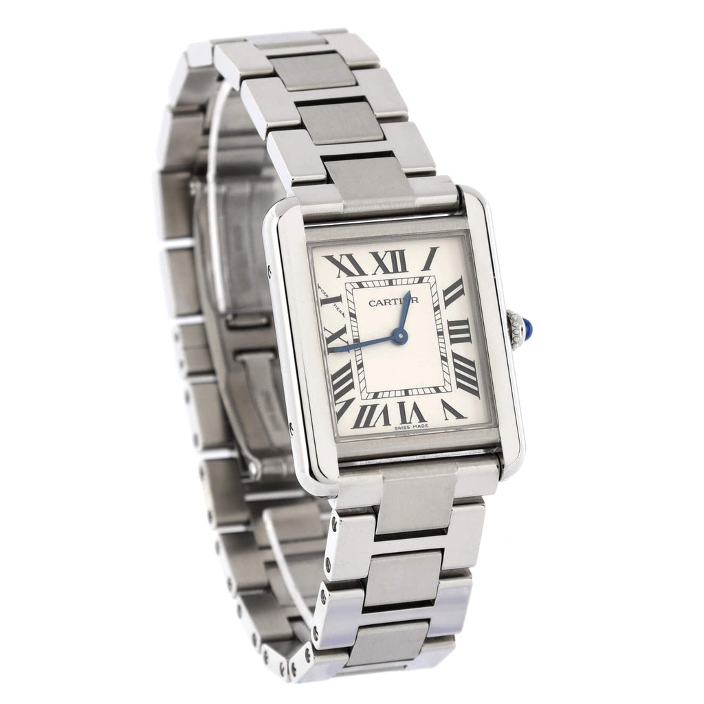 Tank Solo Quartz Watch Stainless Steel 24