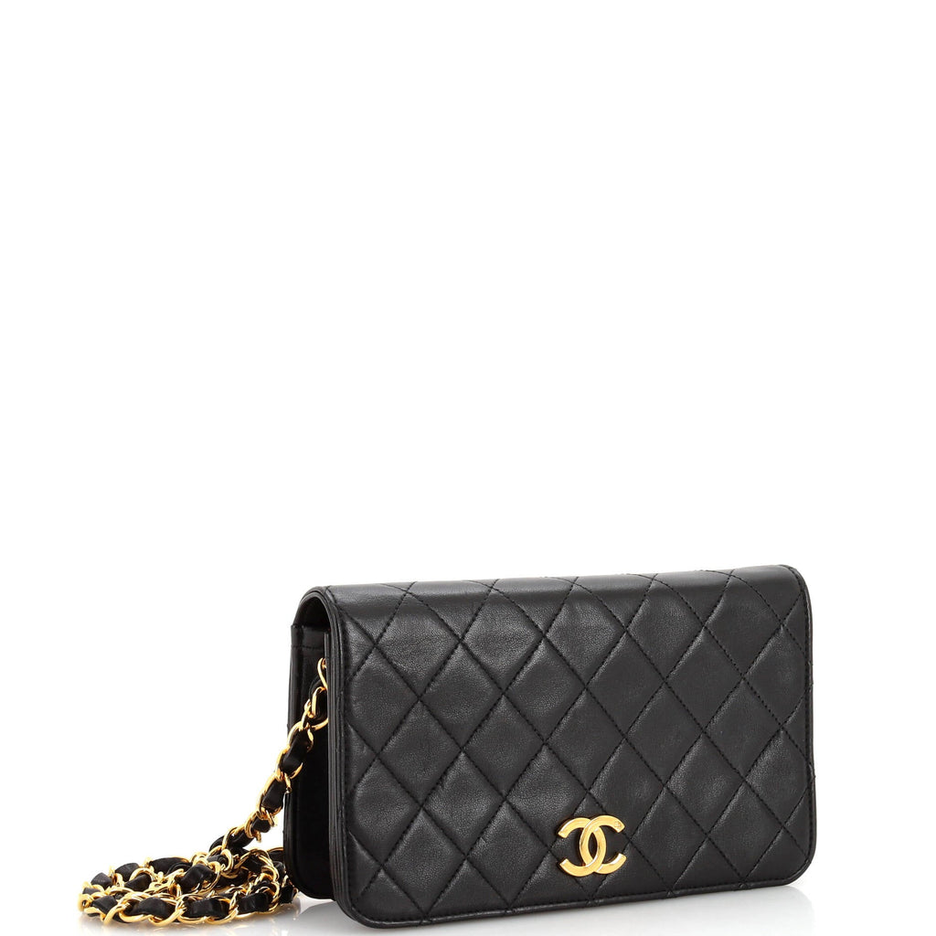 Vintage Full Flap Bag Quilted Lambskin Mini