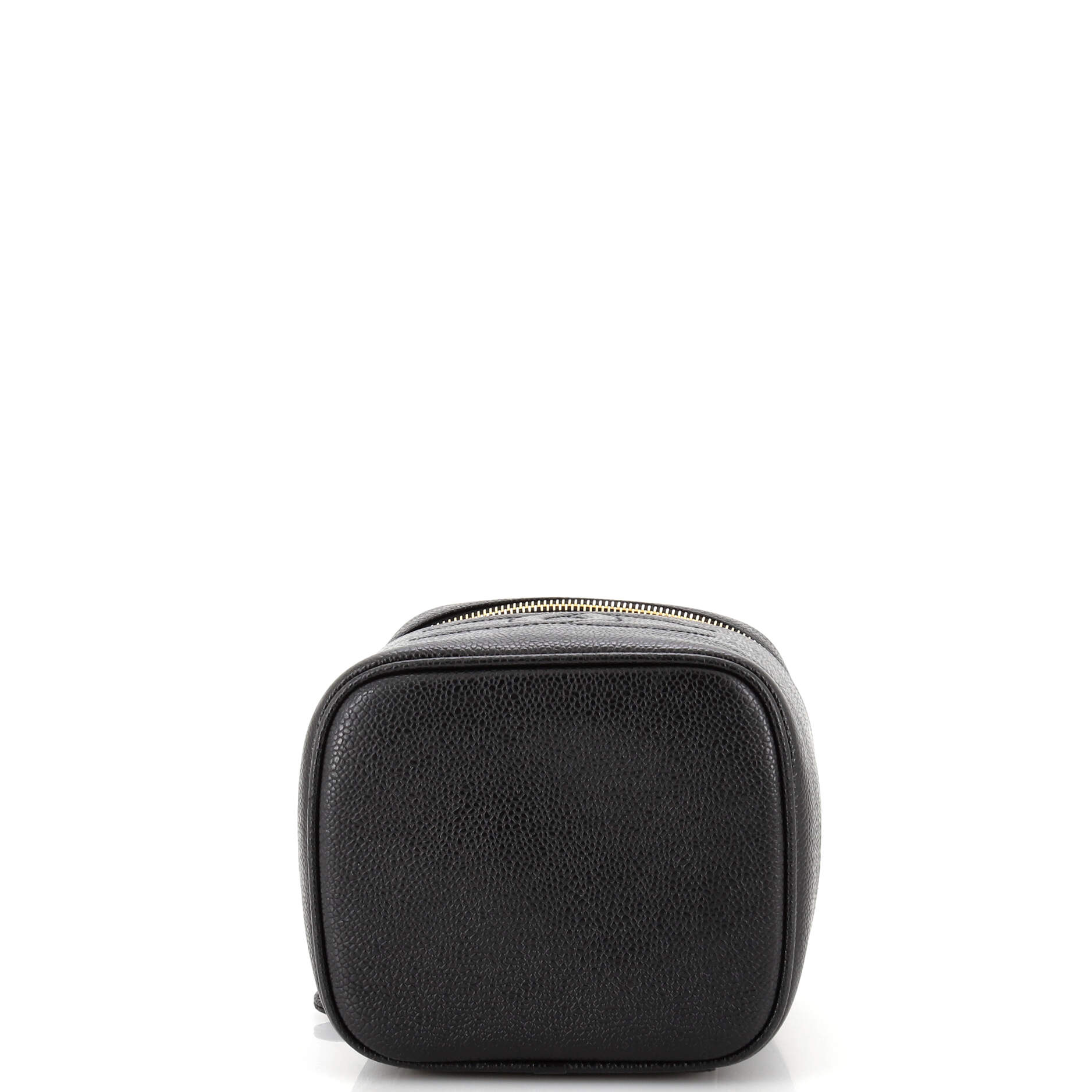 Vintage Timeless Cosmetic Case Caviar Tall
