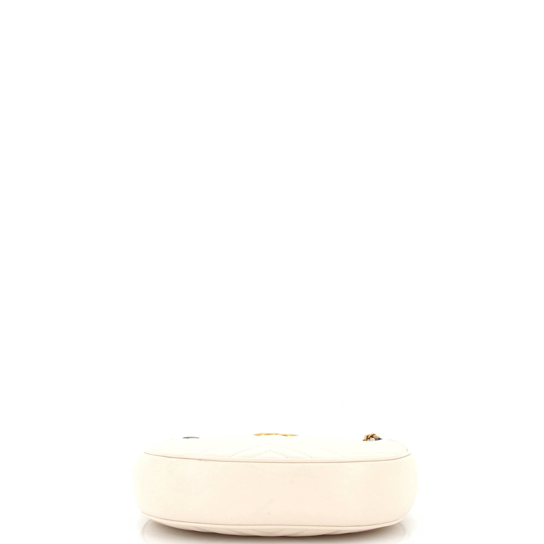 GG Marmont Half Moon Hobo Leather Mini