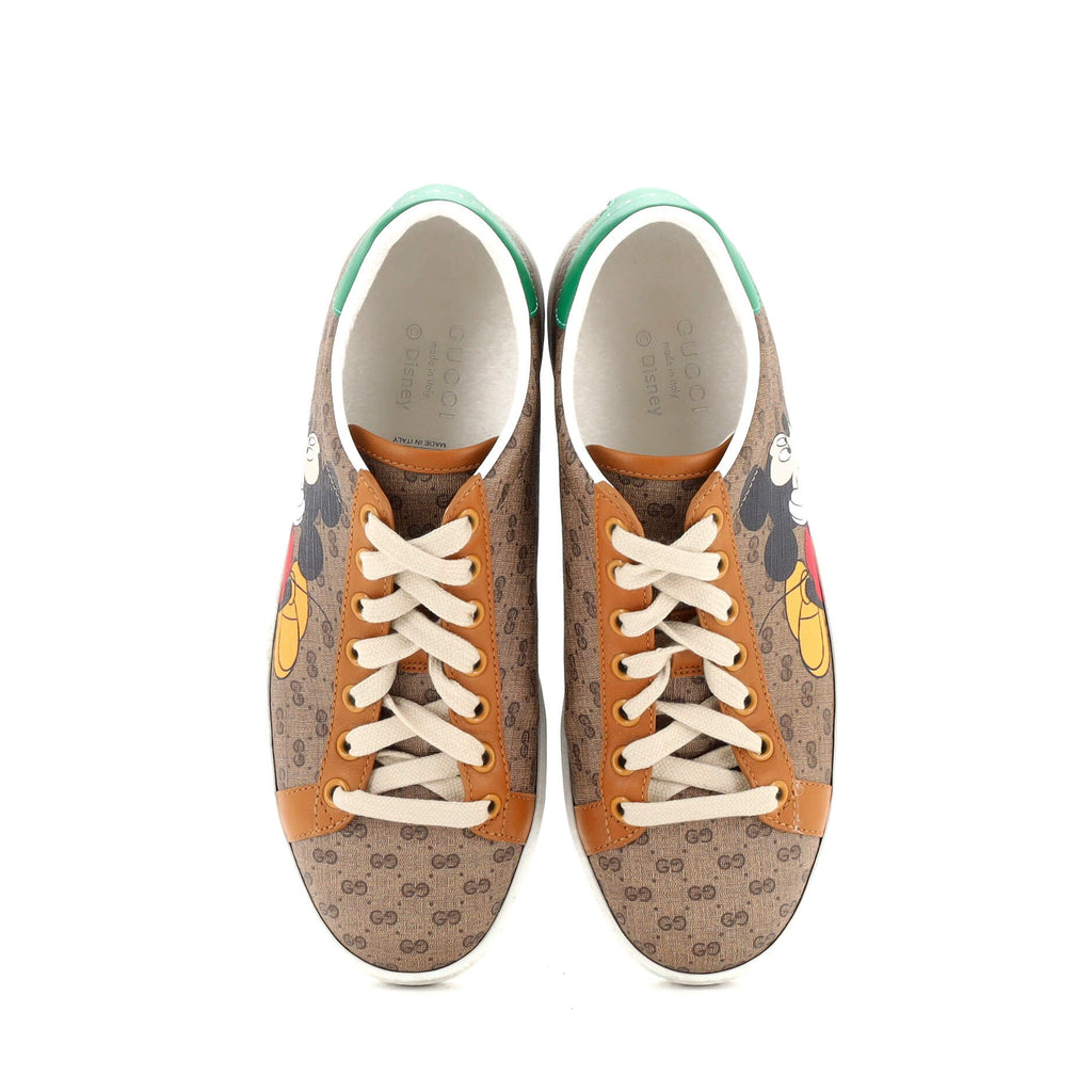 Disney Ace Sneakers Printed Mini GG Coated Canvas