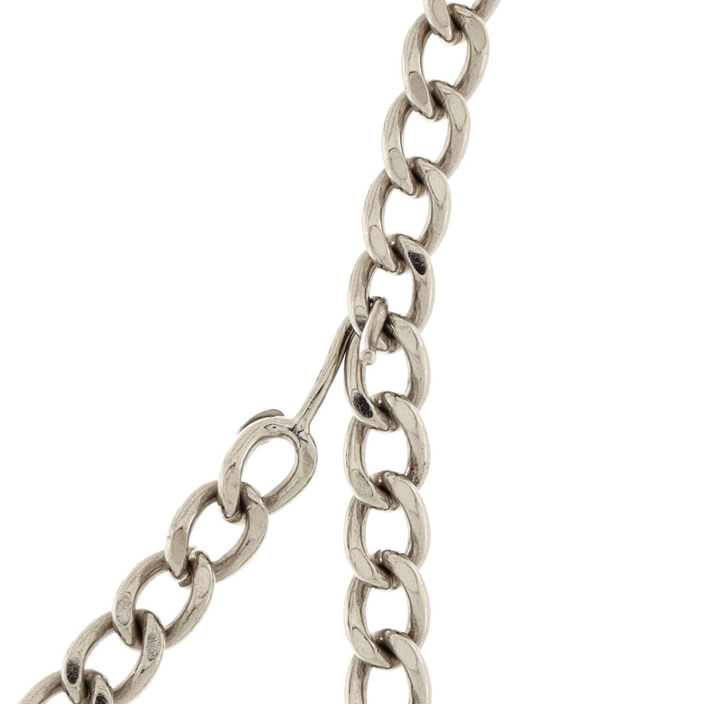 Logo Charm Chain Belt Metal 100