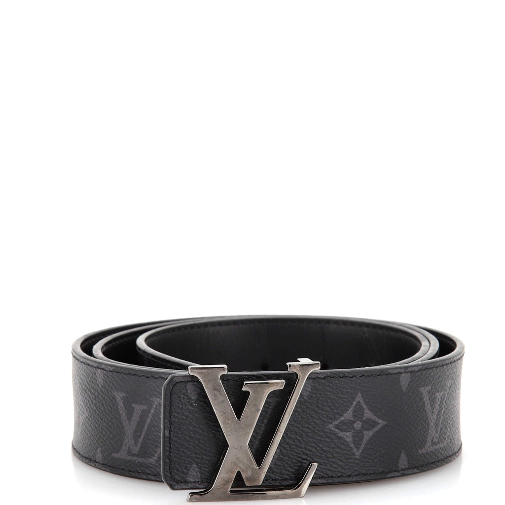 LV Line Reversible Belt Monogram Eclipse Canvas and Leather Wide 105