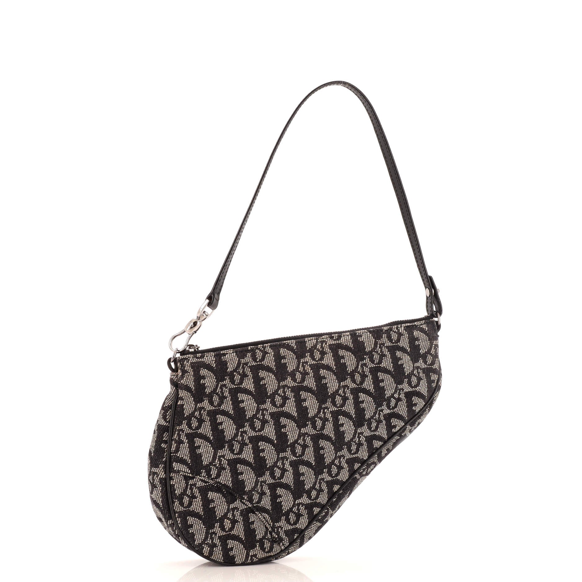 Vintage Saddle Bag Diorissimo Canvas Mini
