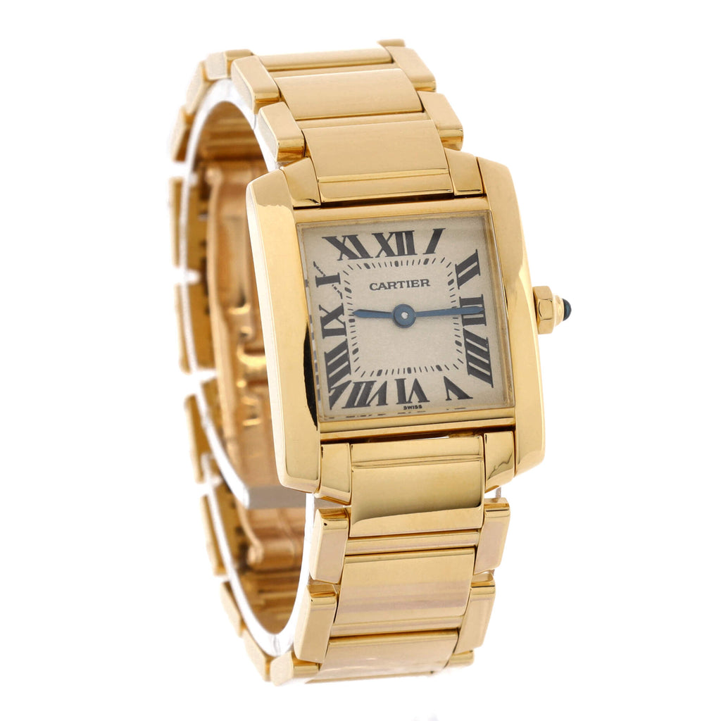 Tank Francaise Quartz Watch Yellow Gold 20