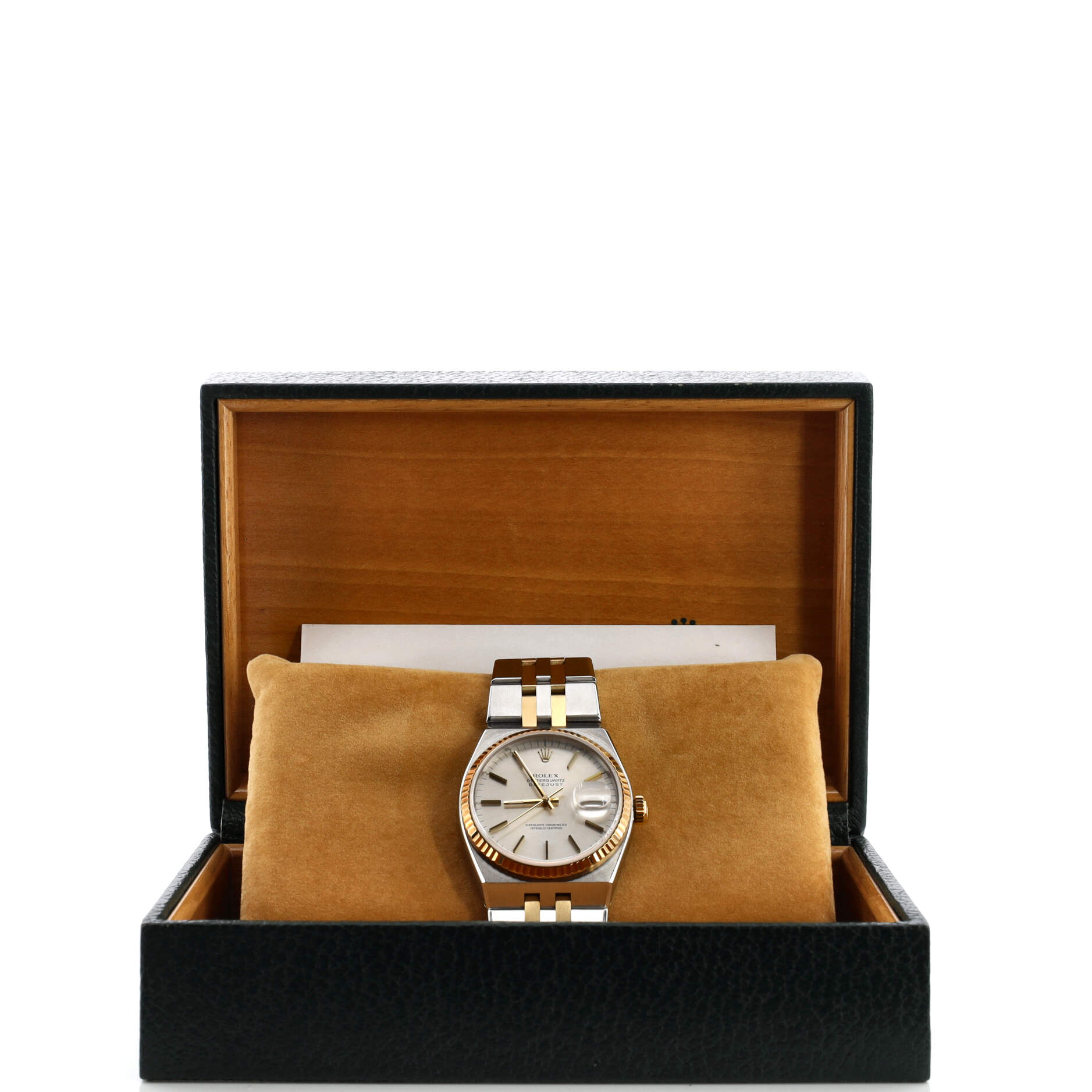 Oysterquartz Datejust Watch Stainless Steel and Yellow Gold 36