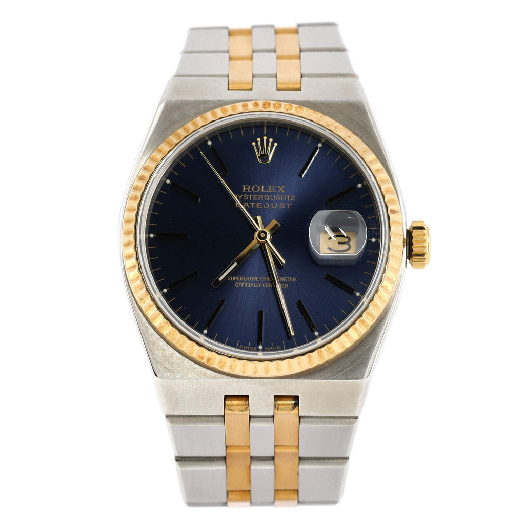 Oysterquartz Datejust Watch Stainless Steel and Yellow Gold 36