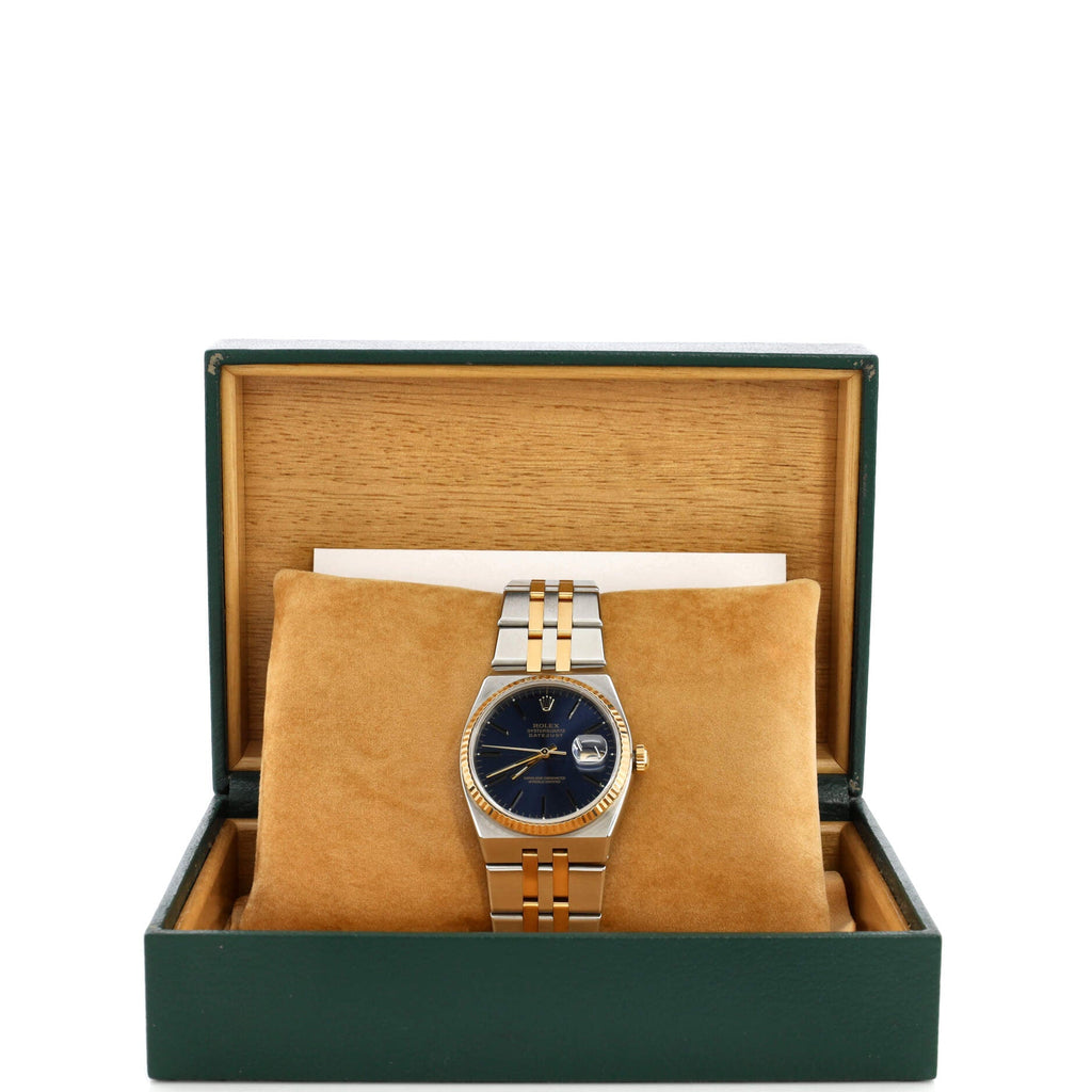 Oysterquartz Datejust Watch Stainless Steel and Yellow Gold 36