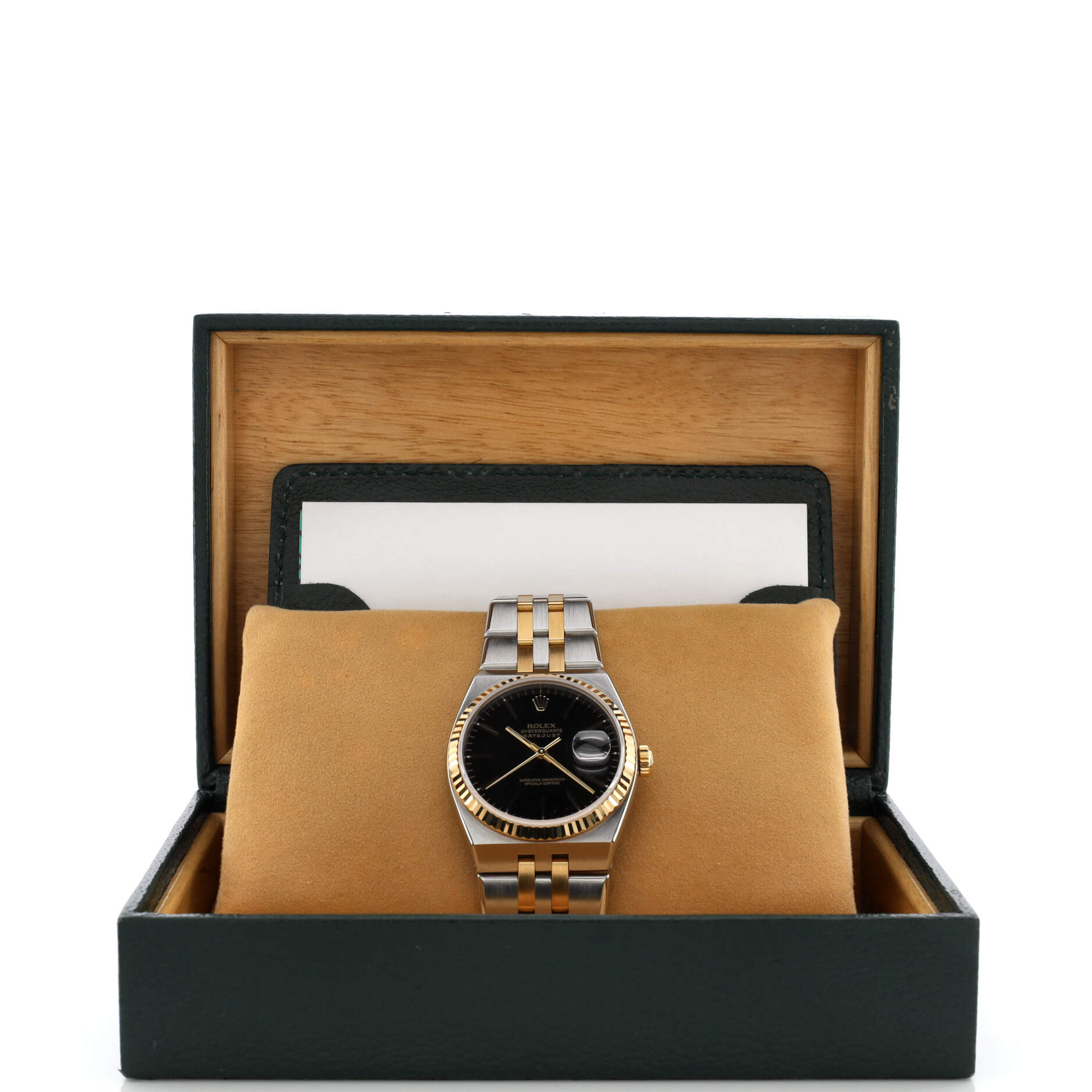 Oysterquartz Datejust Watch Stainless Steel and Yellow Gold 36