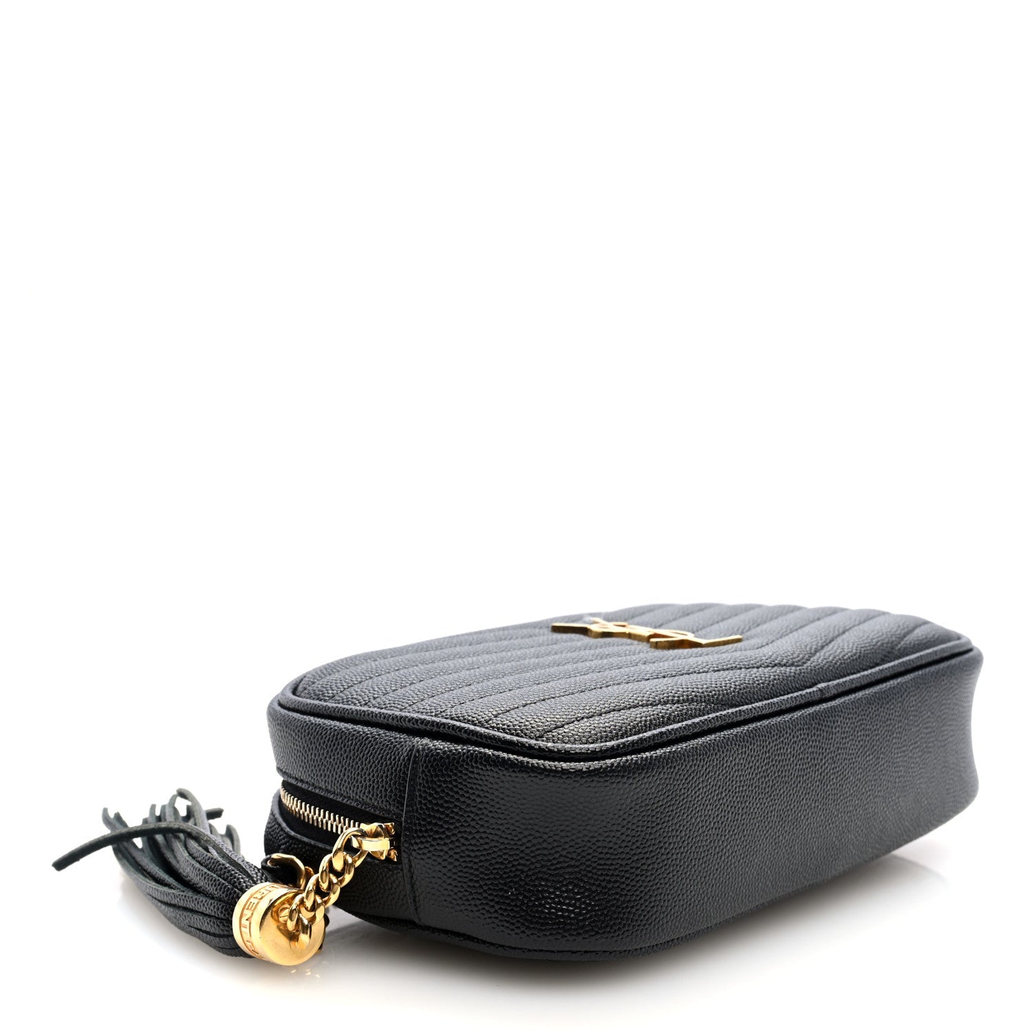 Grain De Poudre Matelasse Monogram Mini Lou Camera Bag Black