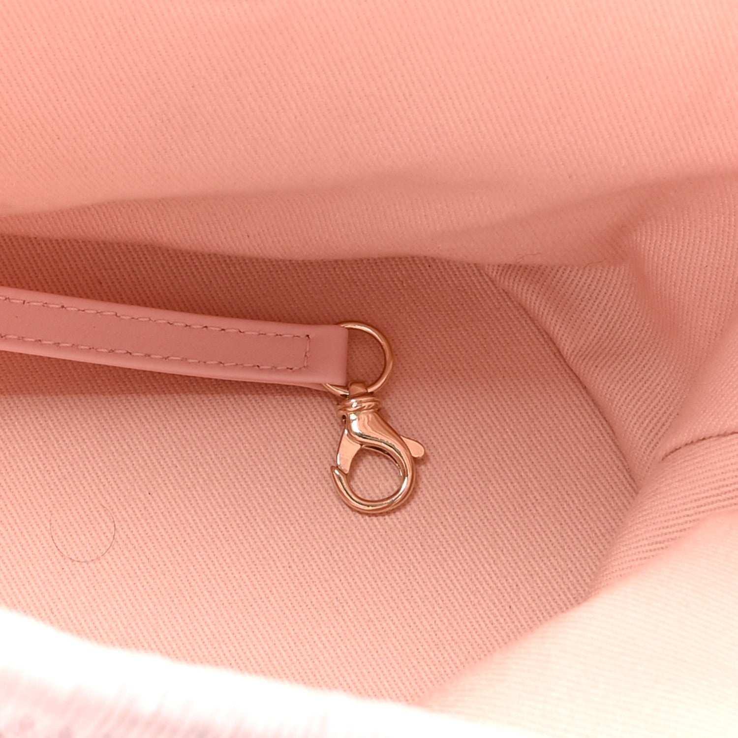 Lurex Boucle Deauville Drawstring Bucket Bag Pink