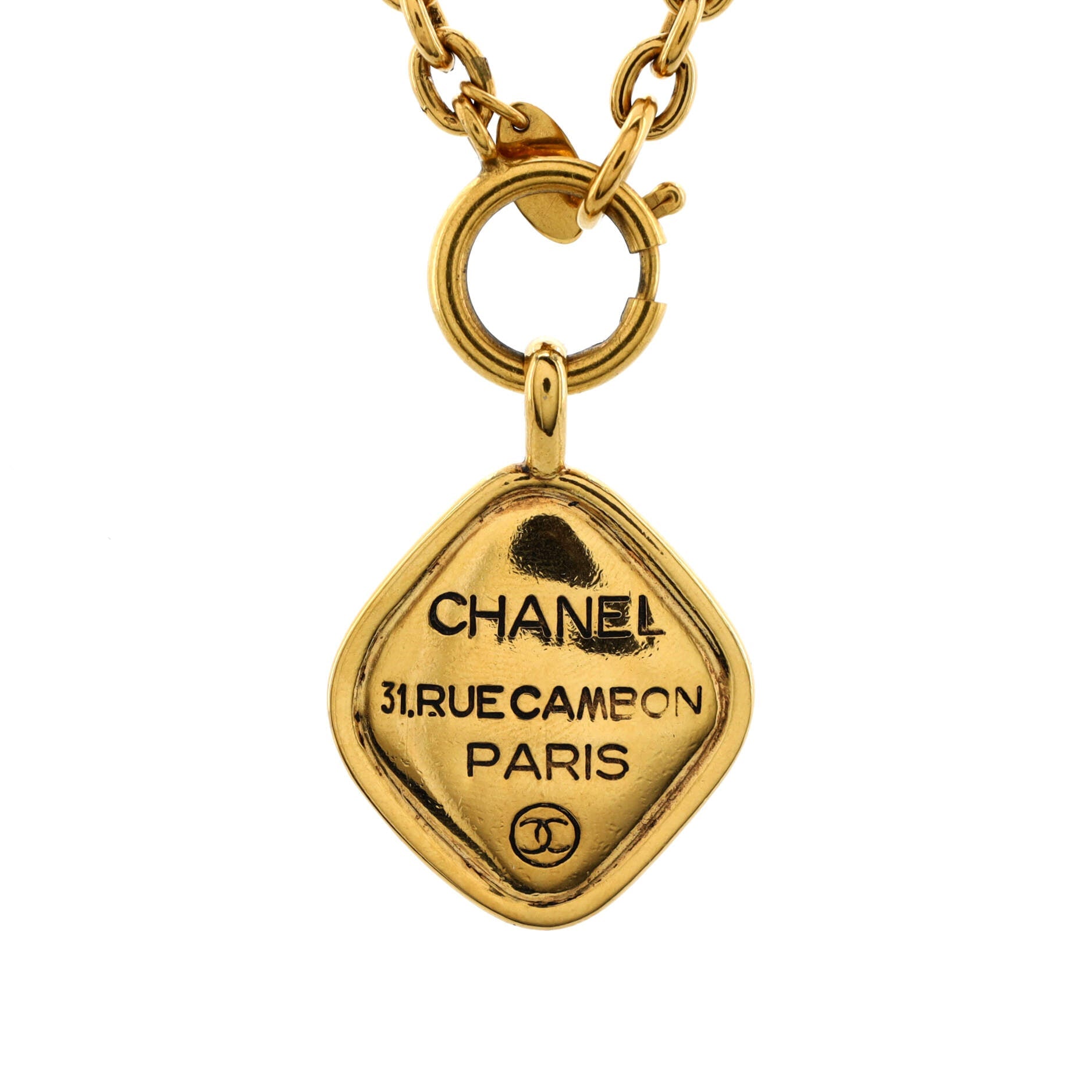 31 Rue Cambon Paris Pendant Necklace Metal