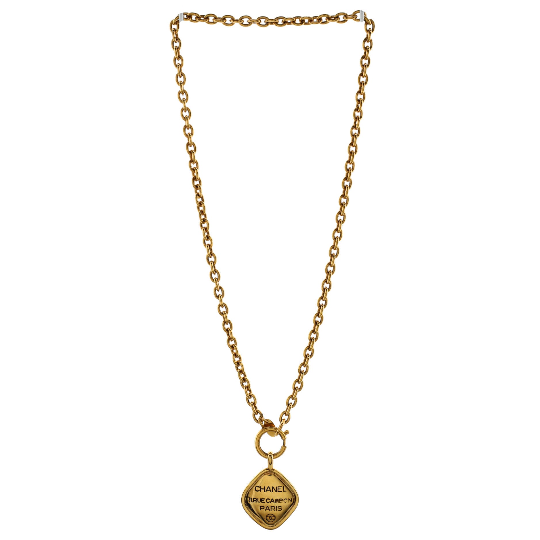 31 Rue Cambon Paris Pendant Necklace Metal