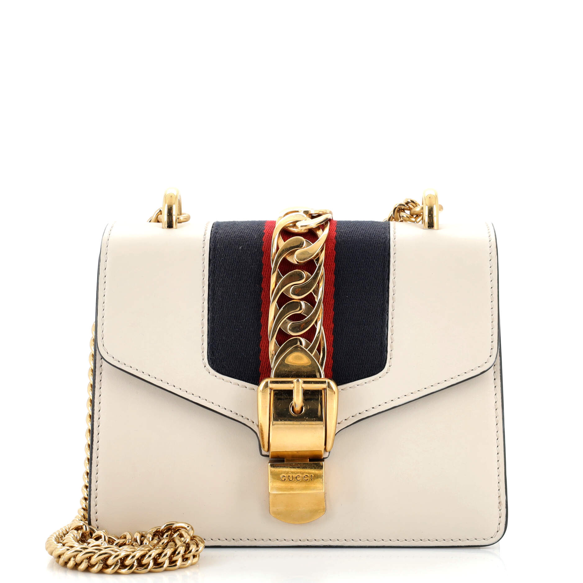 Sylvie Chain Shoulder Bag Leather Mini