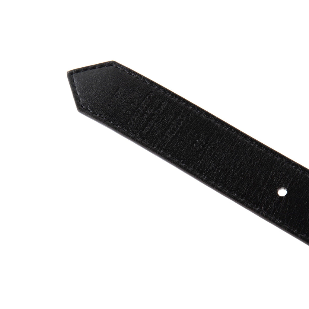 Dauphine Reversible Belt Reverse Monogram Canvas and Leather Thin 80