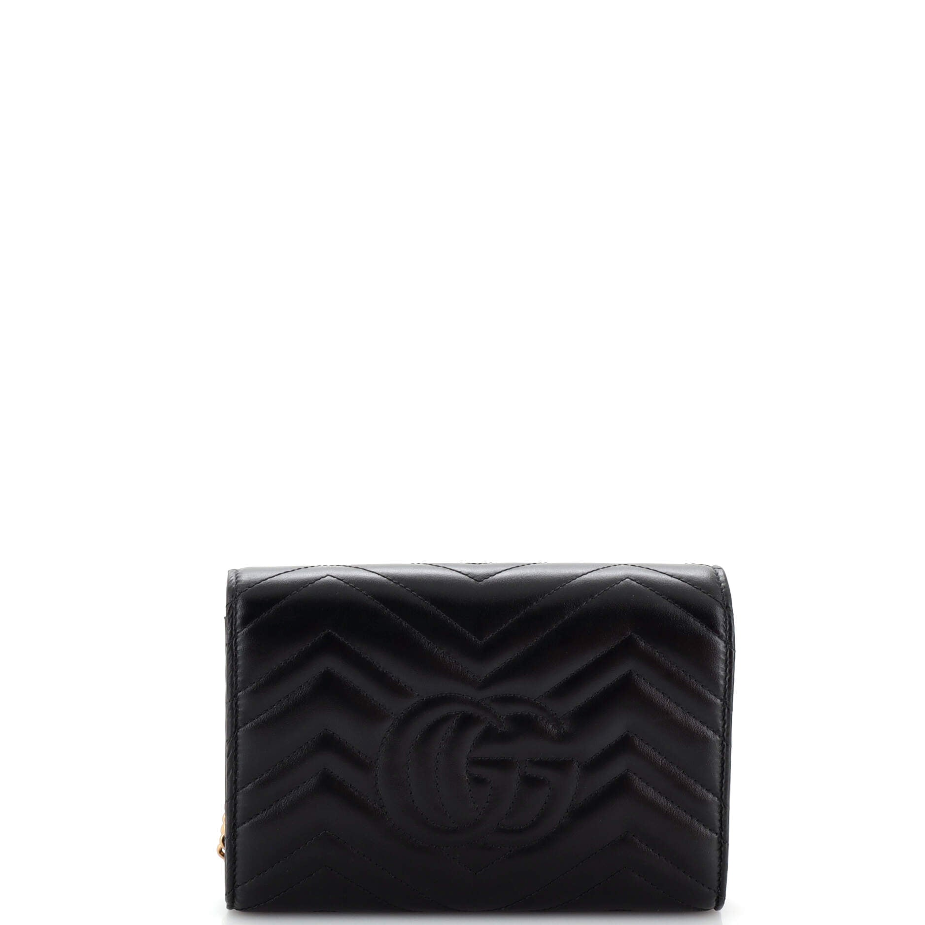 GG Marmont Chain Wallet Matelasse Leather Mini