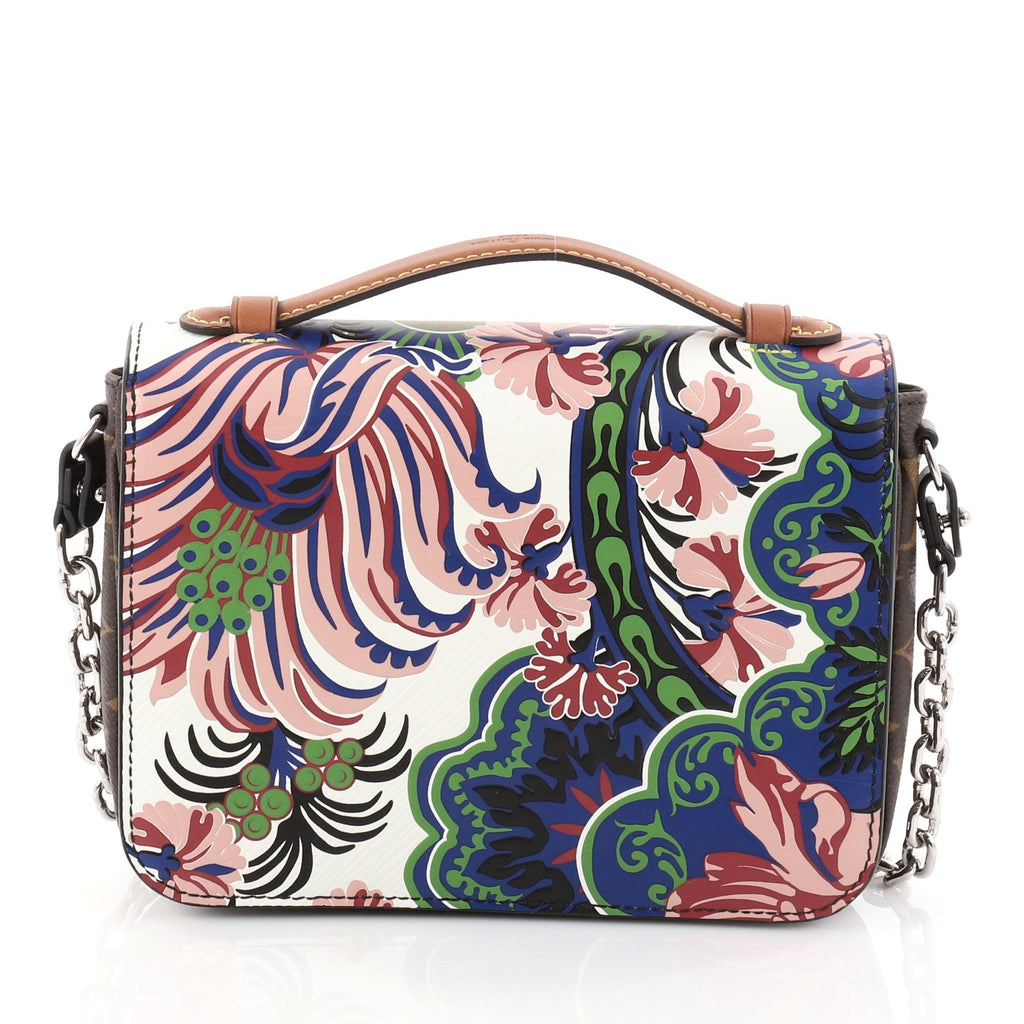 Pochette Metis Printed Epi Leather with Monogram Canvas Mini