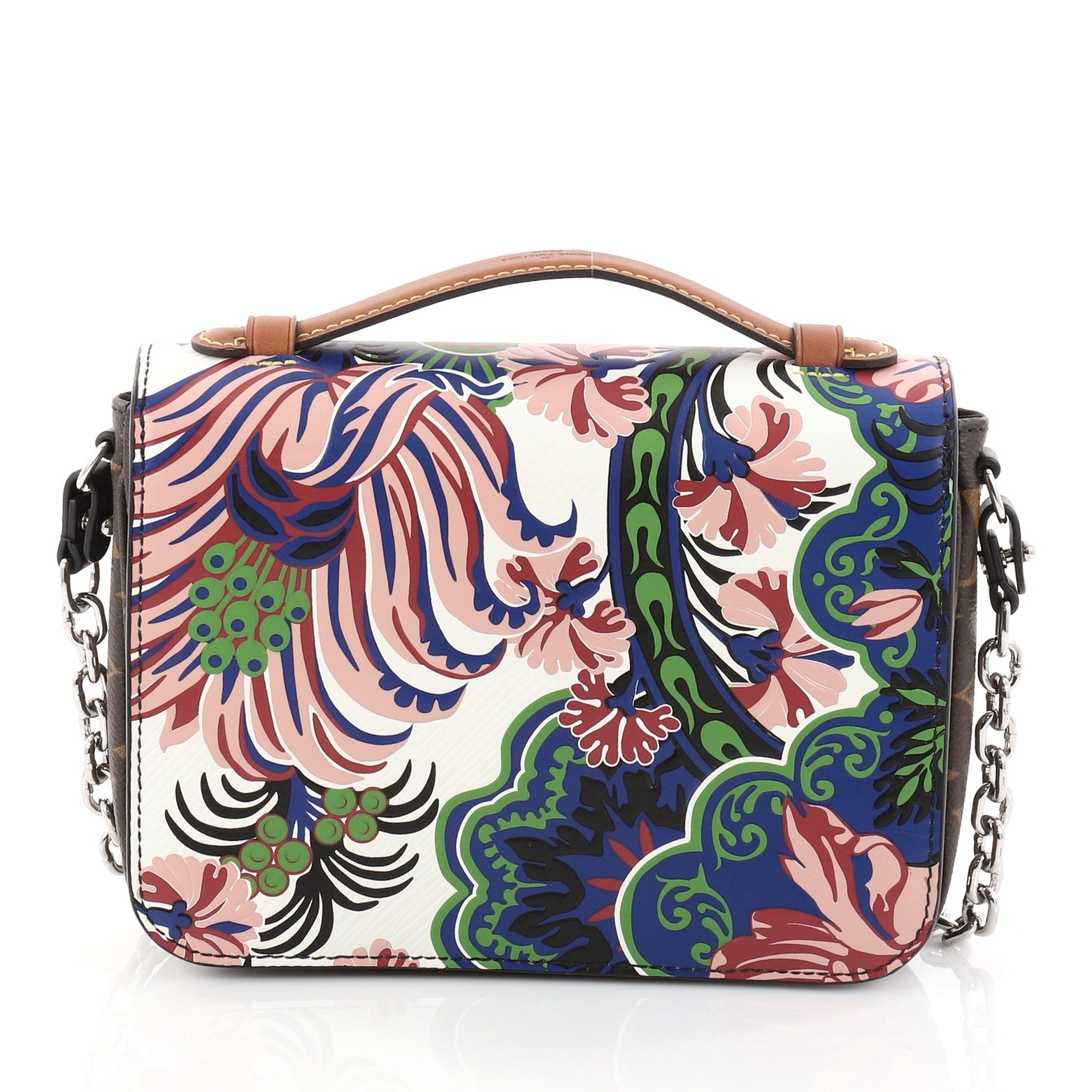 Pochette Metis Printed Epi Leather with Monogram Canvas Mini