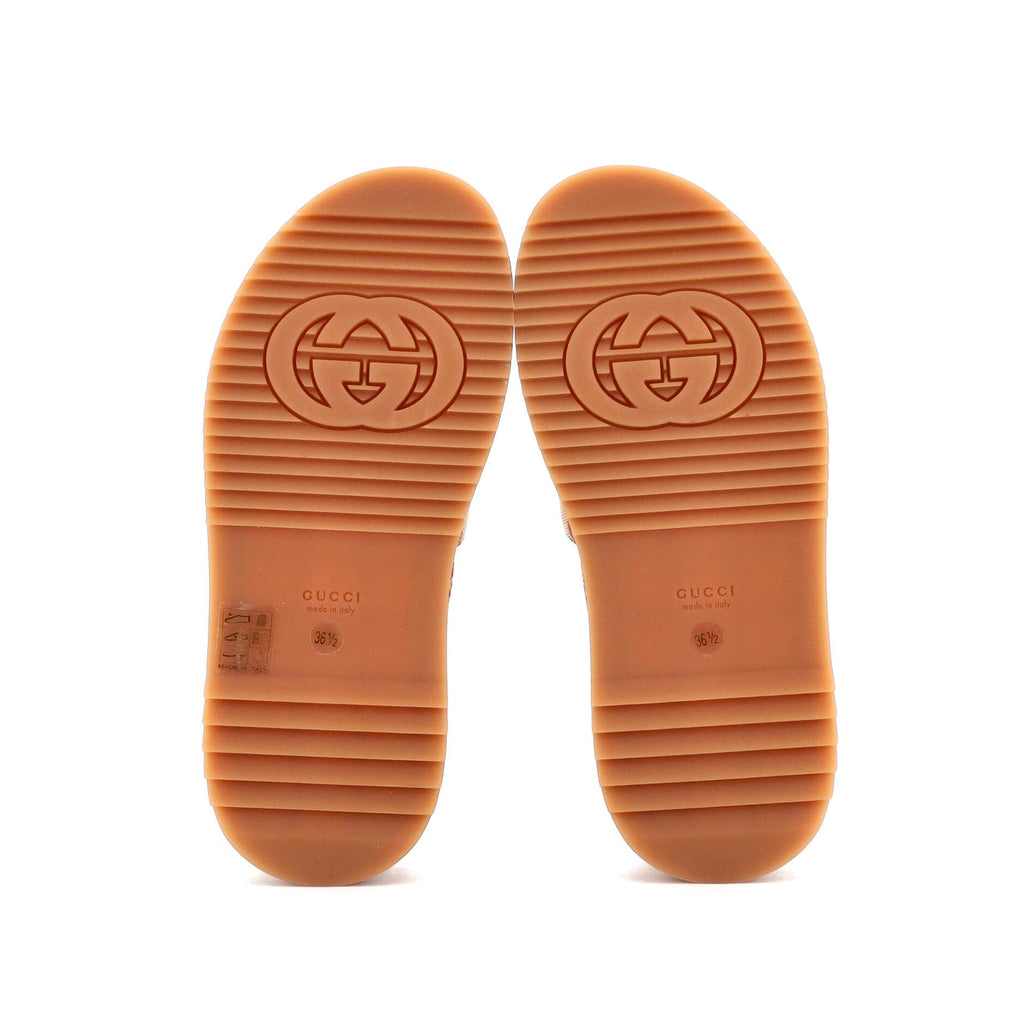 Women's Angelina Platform Slide Sandals GG Canvas