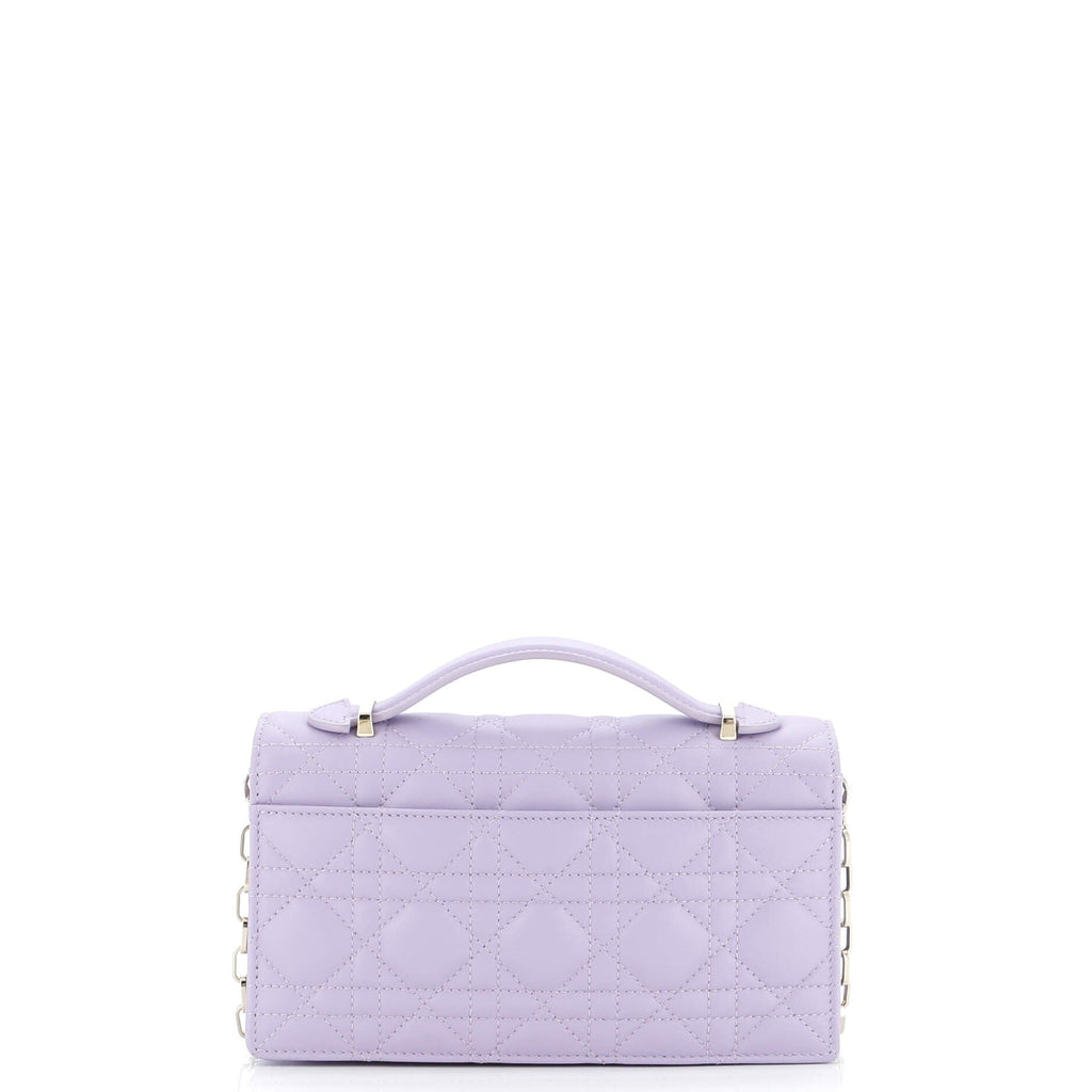 My Dior Top Handle Flap Bag Cannage Quilt Lambskin Mini