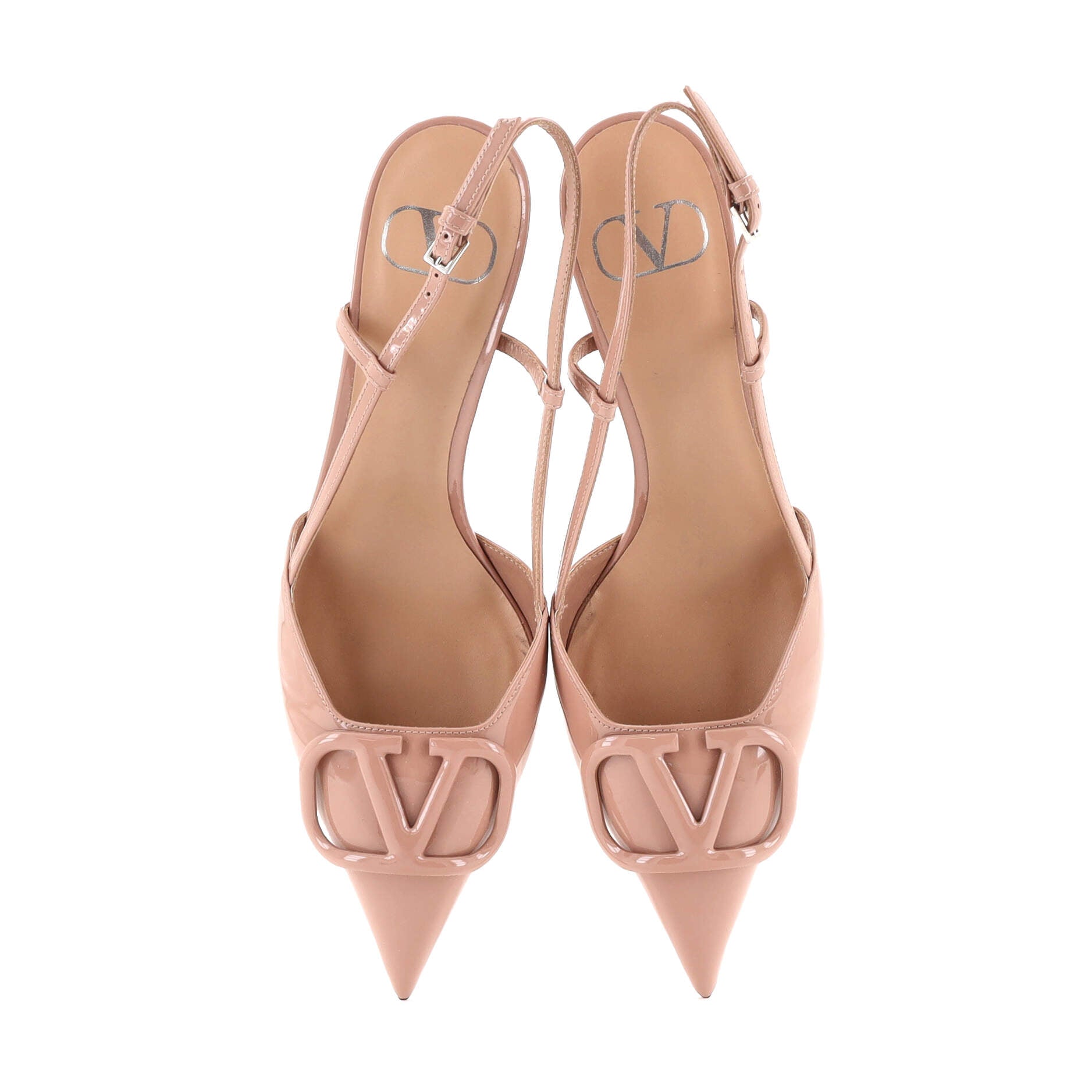 Women's VLogo Slingback Pumps Leather 80