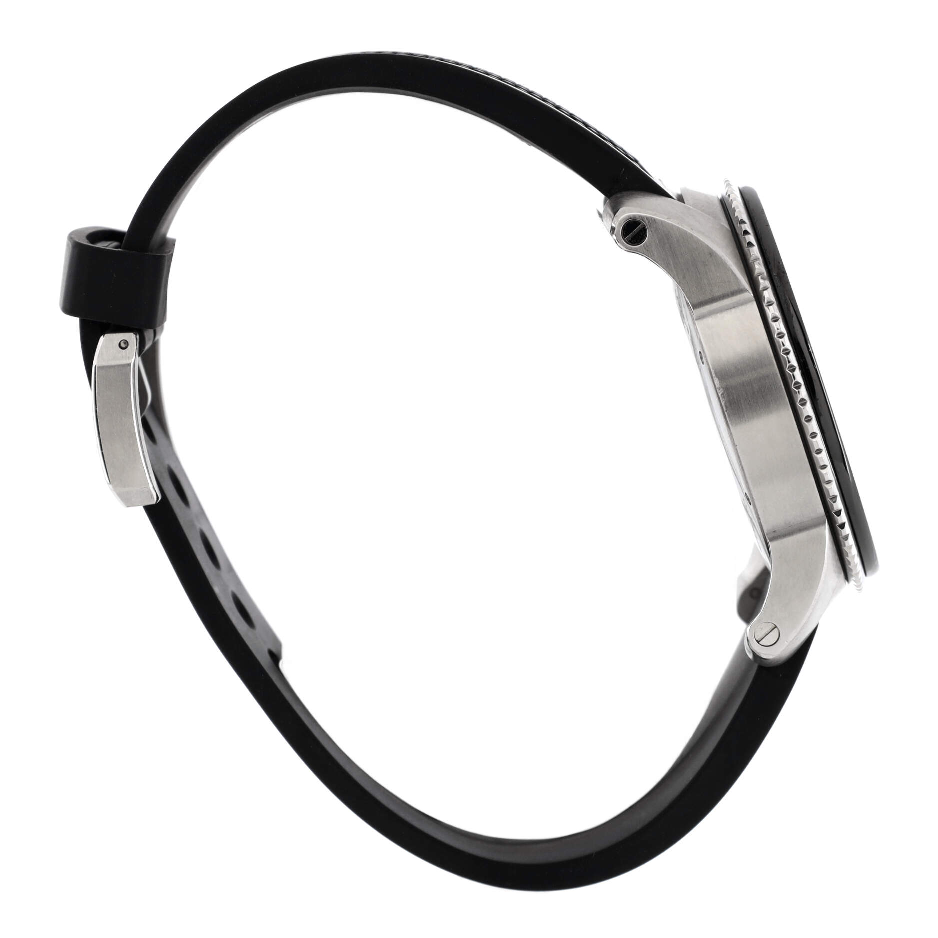 Calibre de Cartier Automatic Watch Stainless Steel and Rubber with Ceramic 42