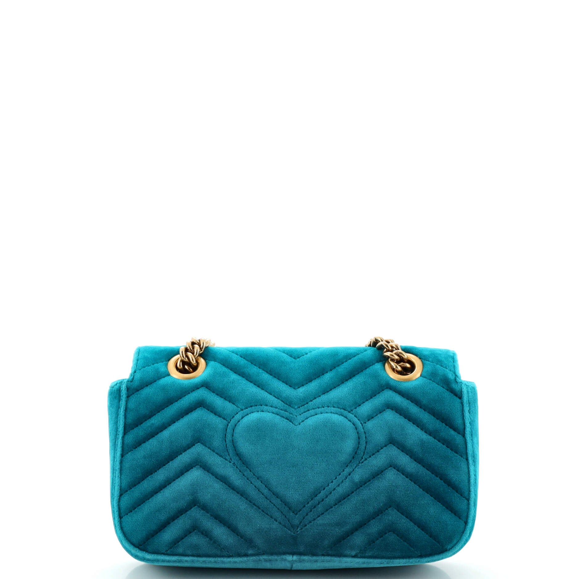 GG Marmont Flap Bag Embellished Matelasse Velvet Mini