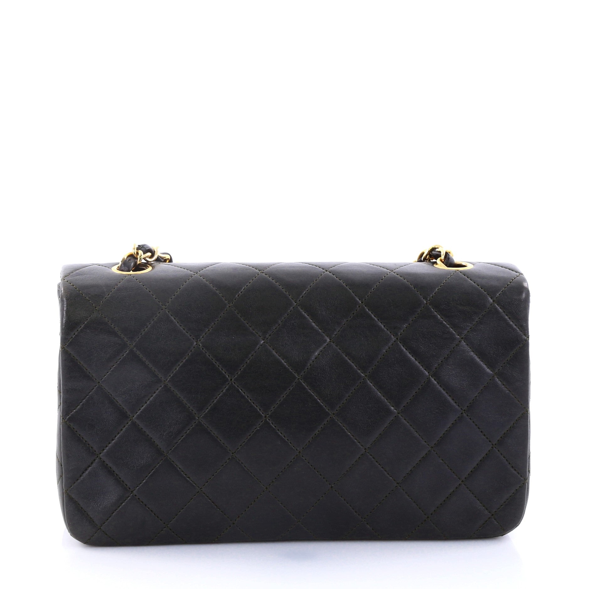 Vintage Full Flap Bag Quilted Lambskin Mini