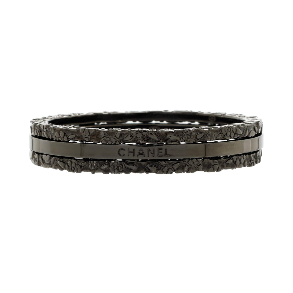 Camellia Bangle Set Bracelet Metal