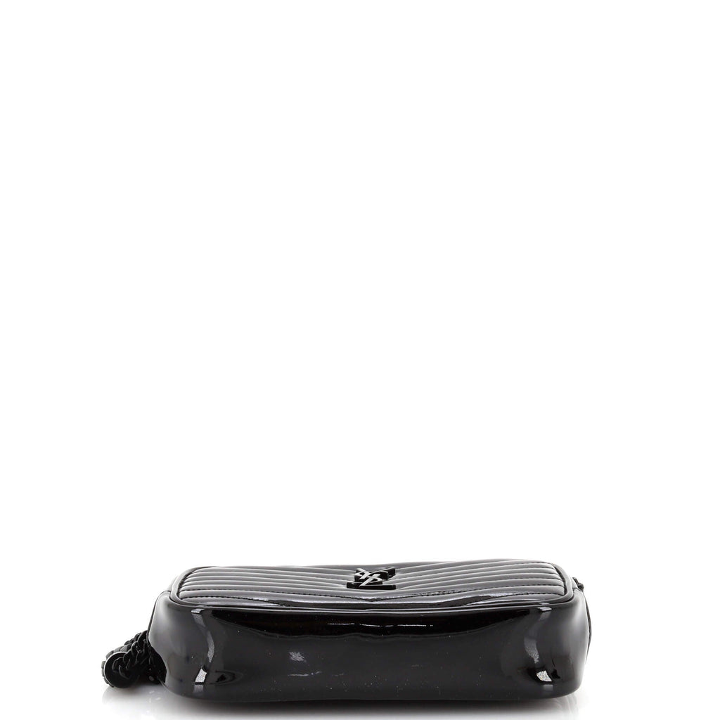 Lou Camera Bag Matelasse Chevron Patent Mini