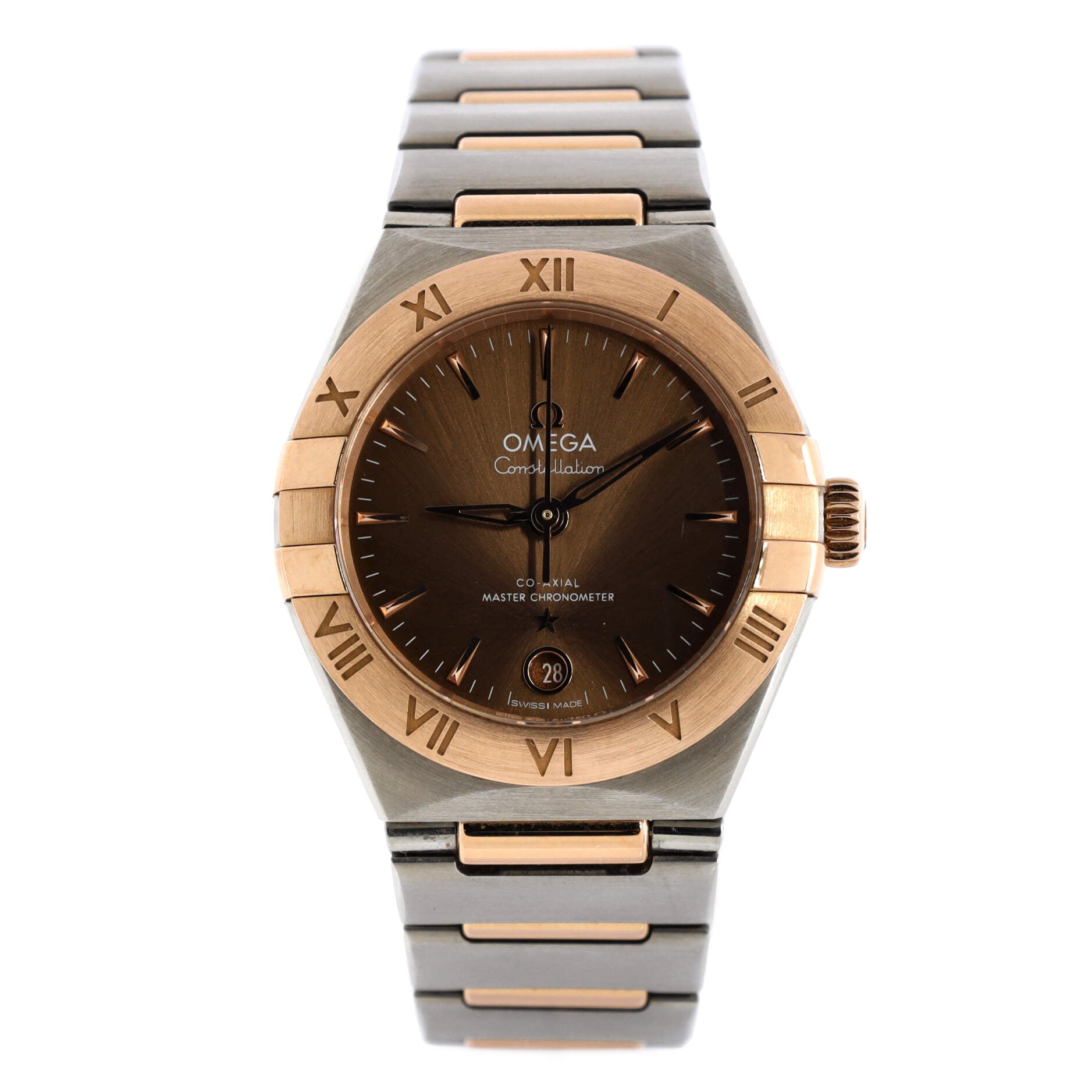 Constellation Chronometer Co-Axial Automatic Watch Stainless Steel and Rose Gold 29