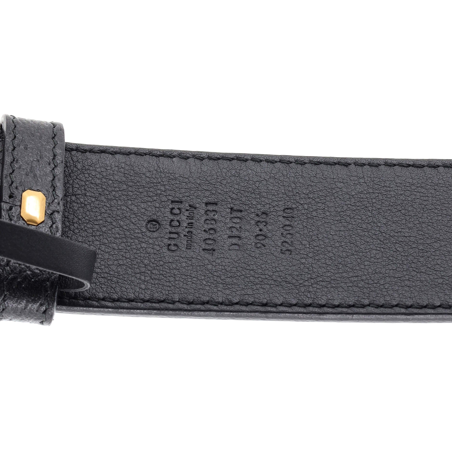 GG Marmont Belt Leather Medium 110