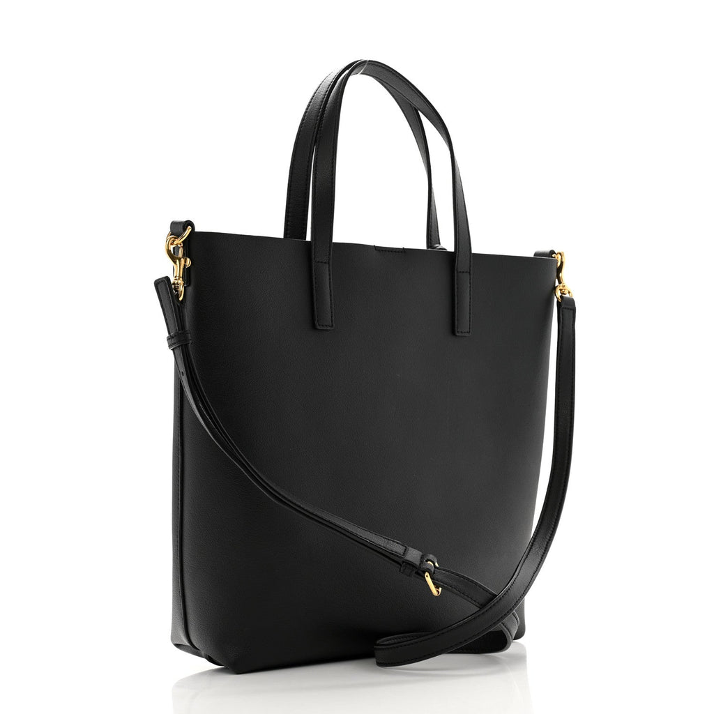 Calfskin Toy Shopping Tote Black