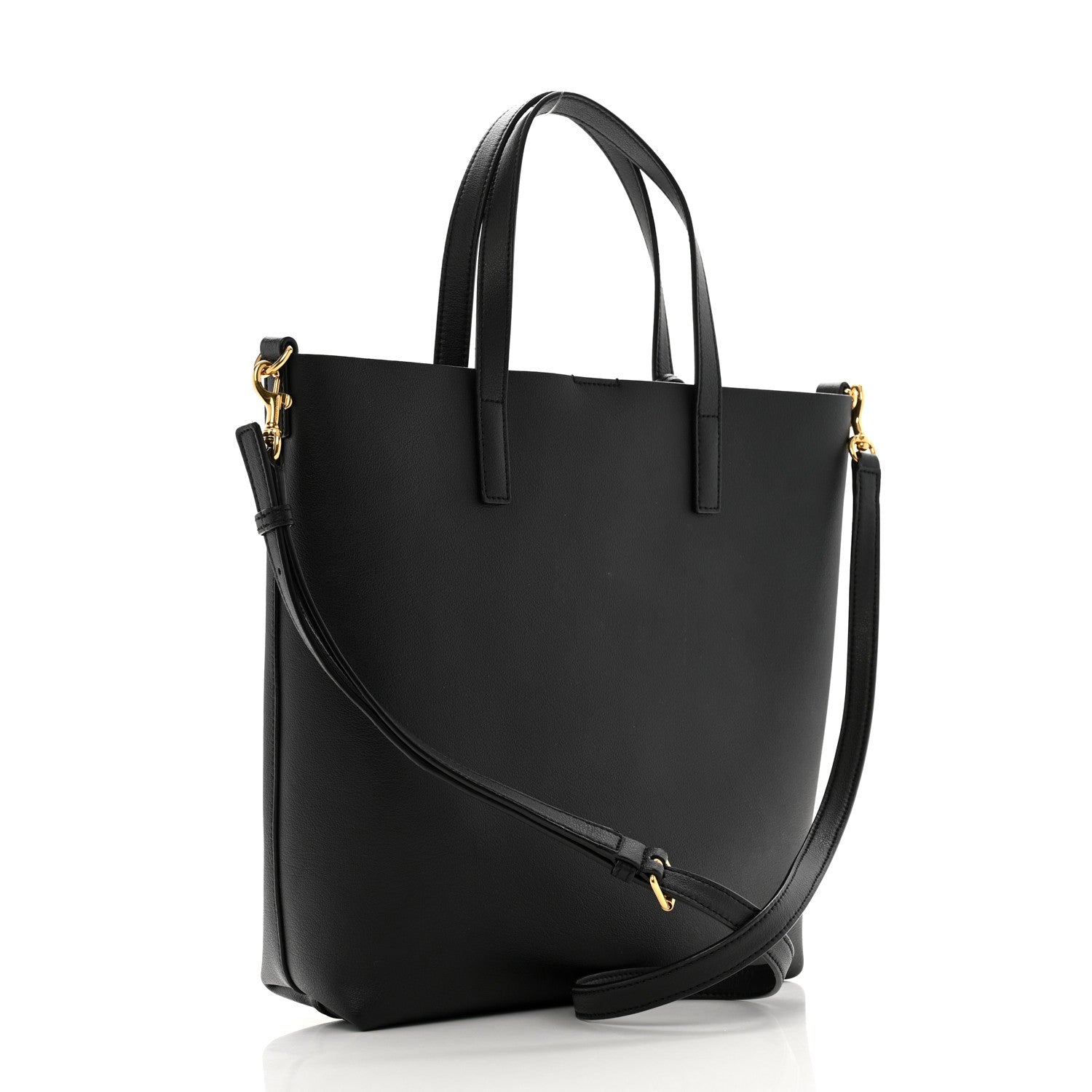Calfskin Toy Shopping Tote Black