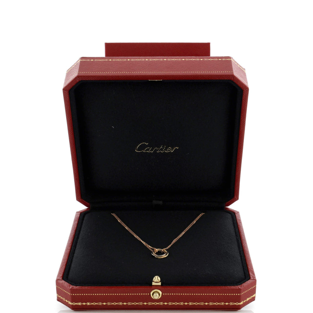 Trinity Pendant Necklace 18K Tricolor Gold