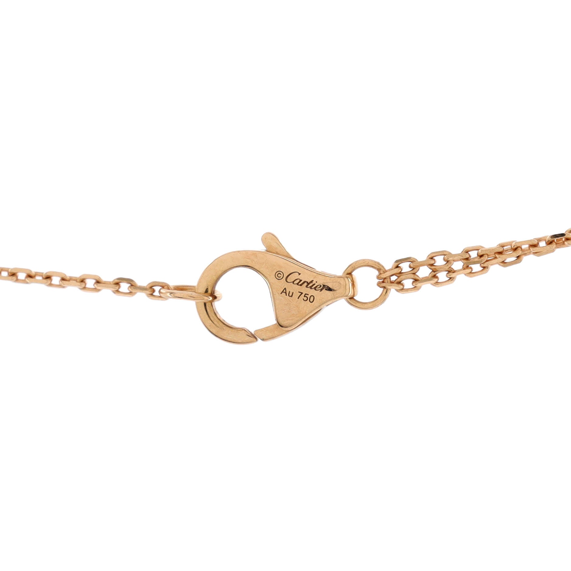 Trinity Pendant Necklace 18K Tricolor Gold