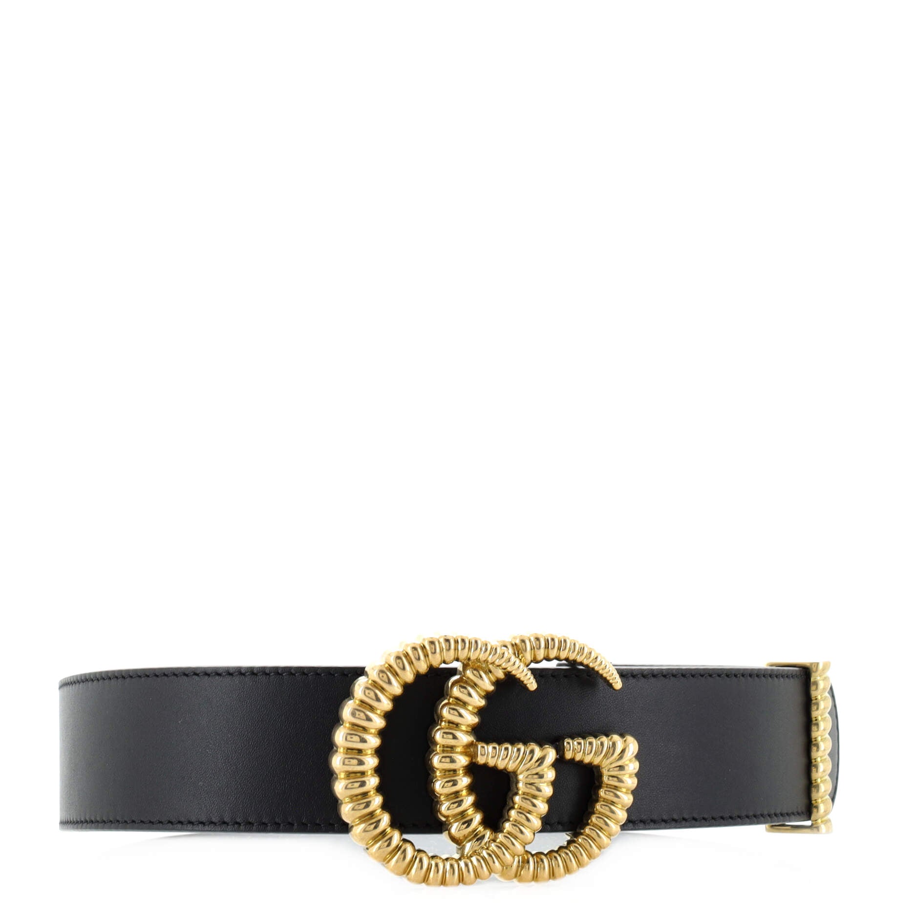 GG Torchon Belt Leather Wide 65