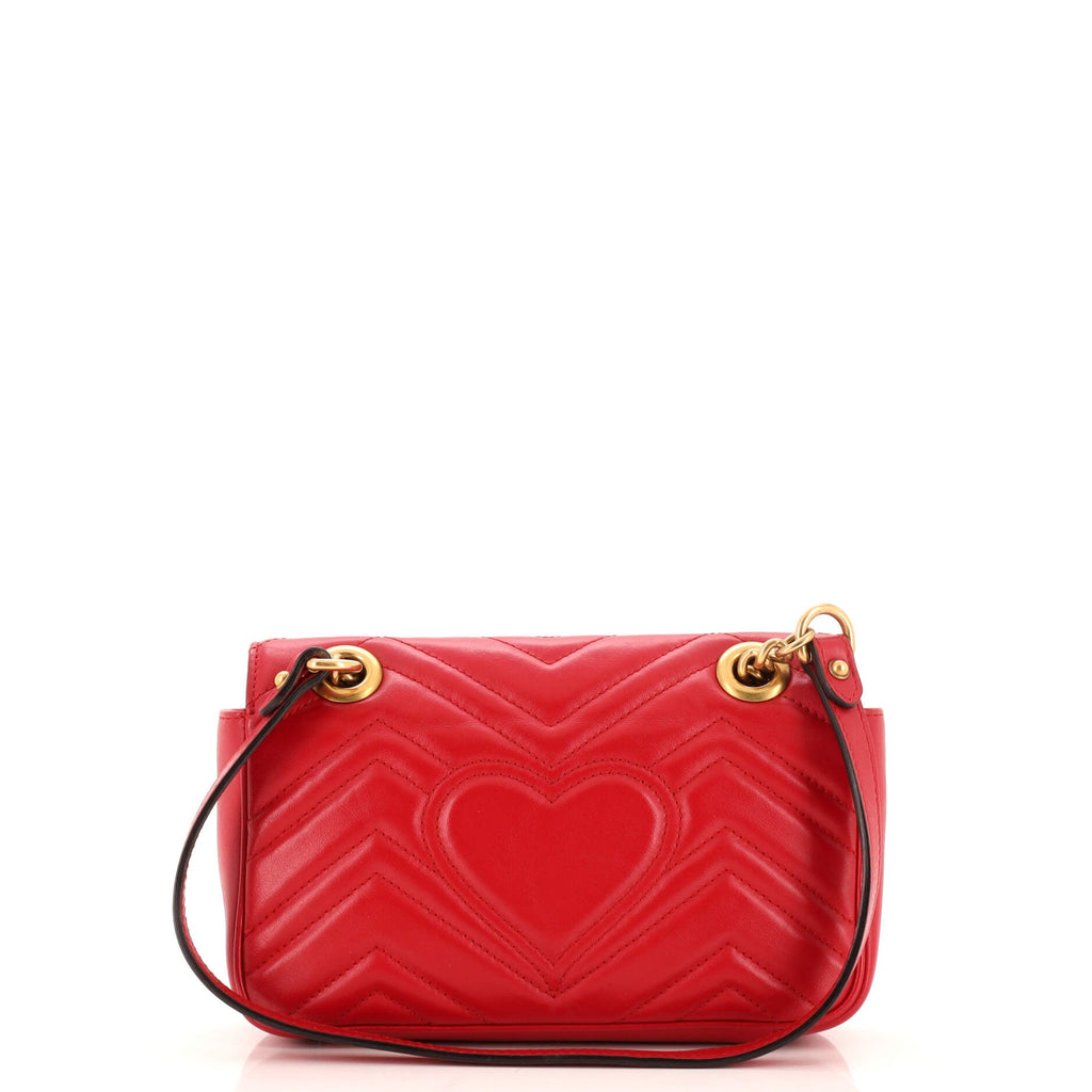 GG Marmont Flap Bag Matelasse Leather Mini
