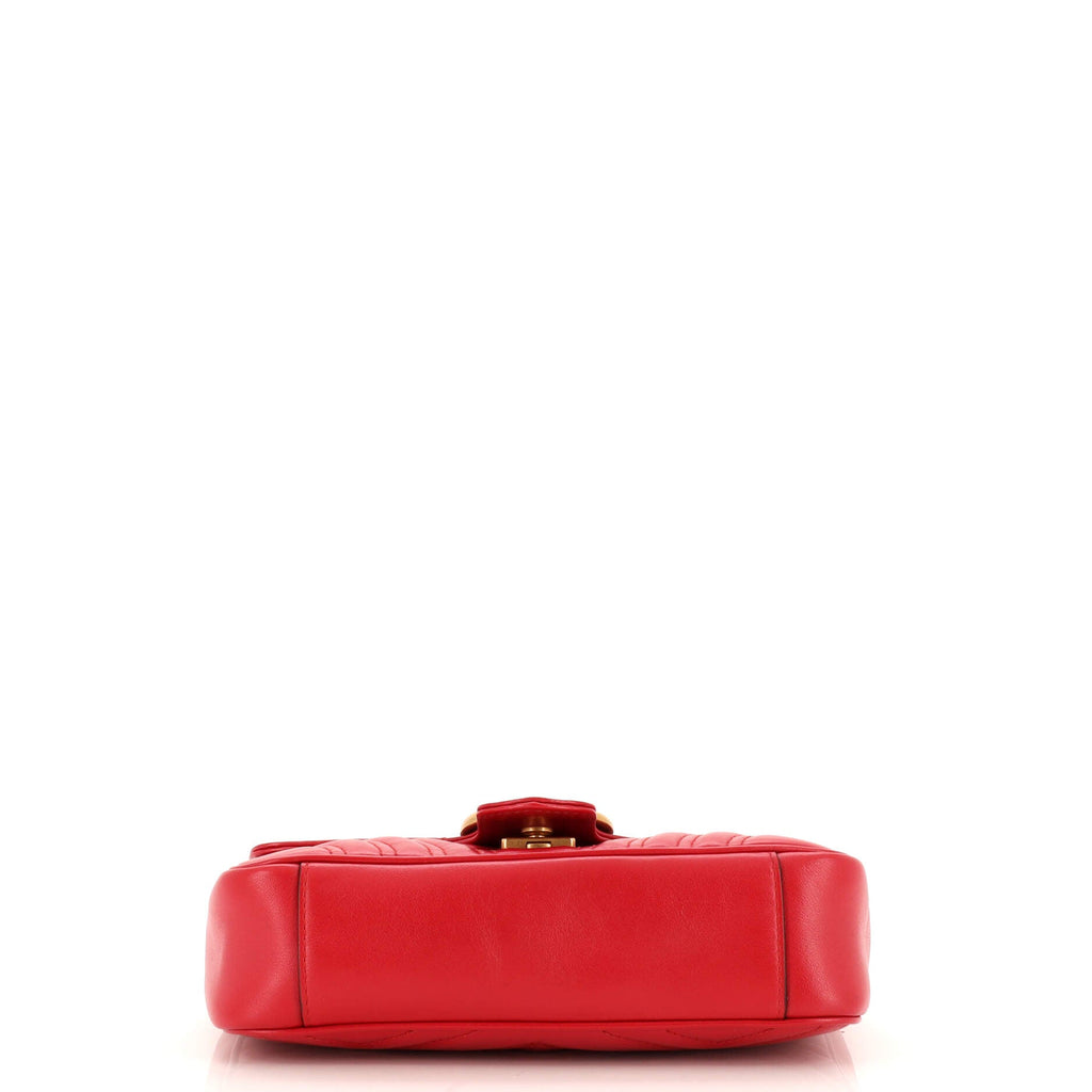 GG Marmont Flap Bag Matelasse Leather Mini