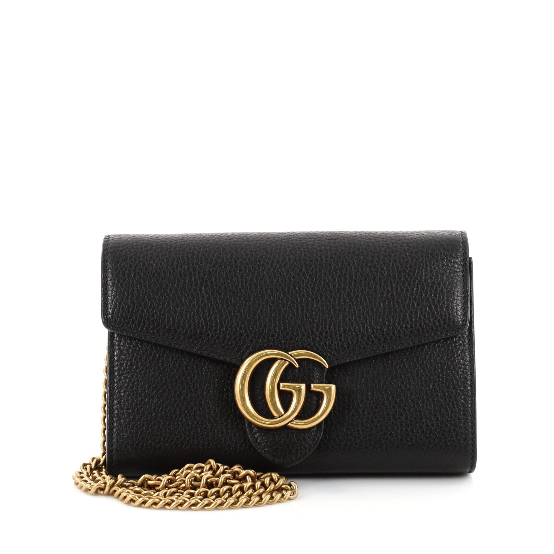 GG Marmont Chain Wallet Leather Mini