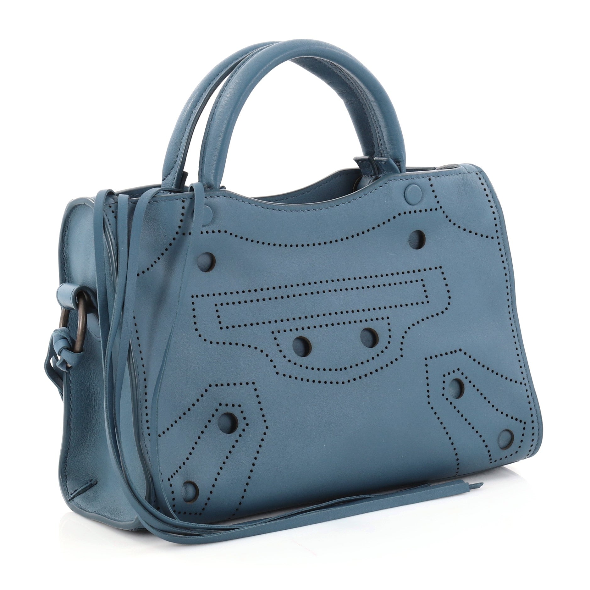 Blackout City AJ Handbag Leather Mini