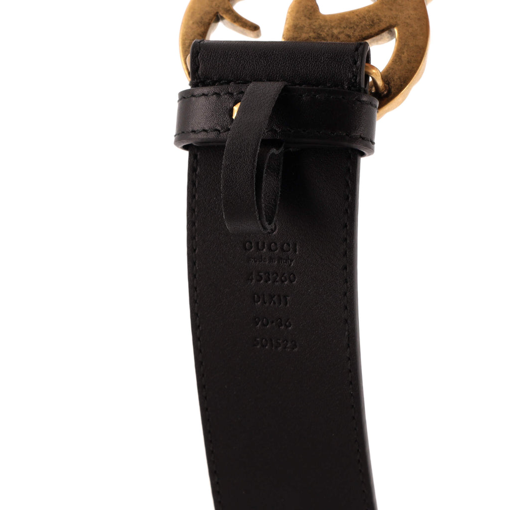 Pearly GG Marmont Belt Leather Wide 90