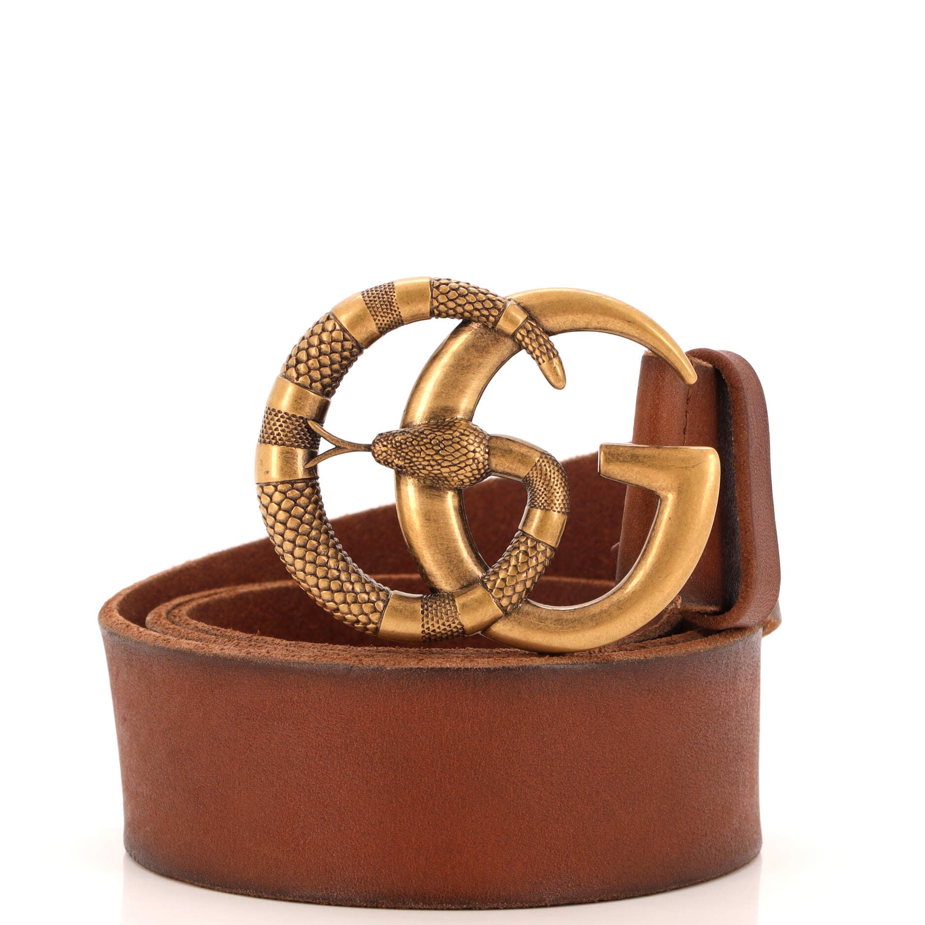 Snake Marmont Belt Leather Wide 90