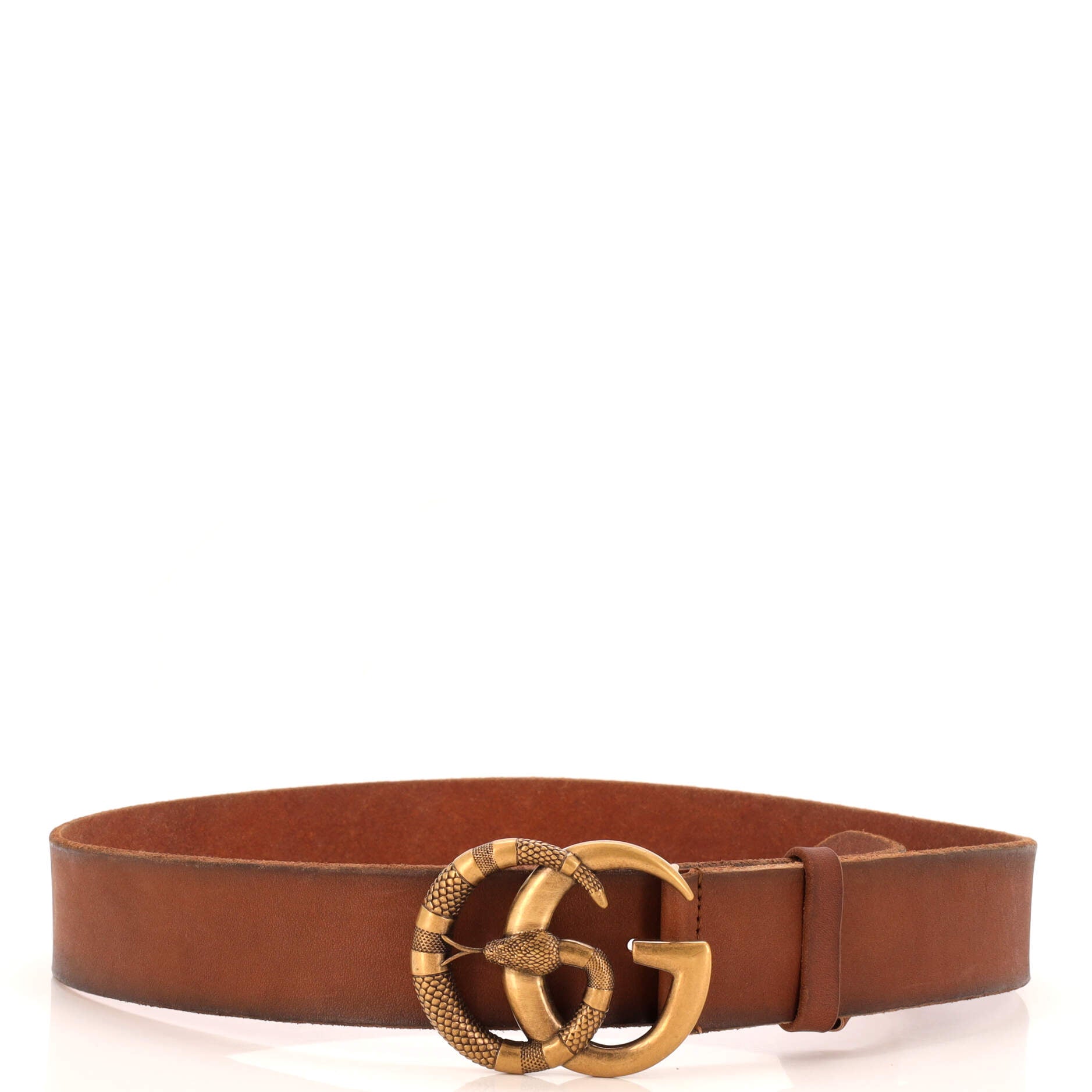 Snake Marmont Belt Leather Wide 90